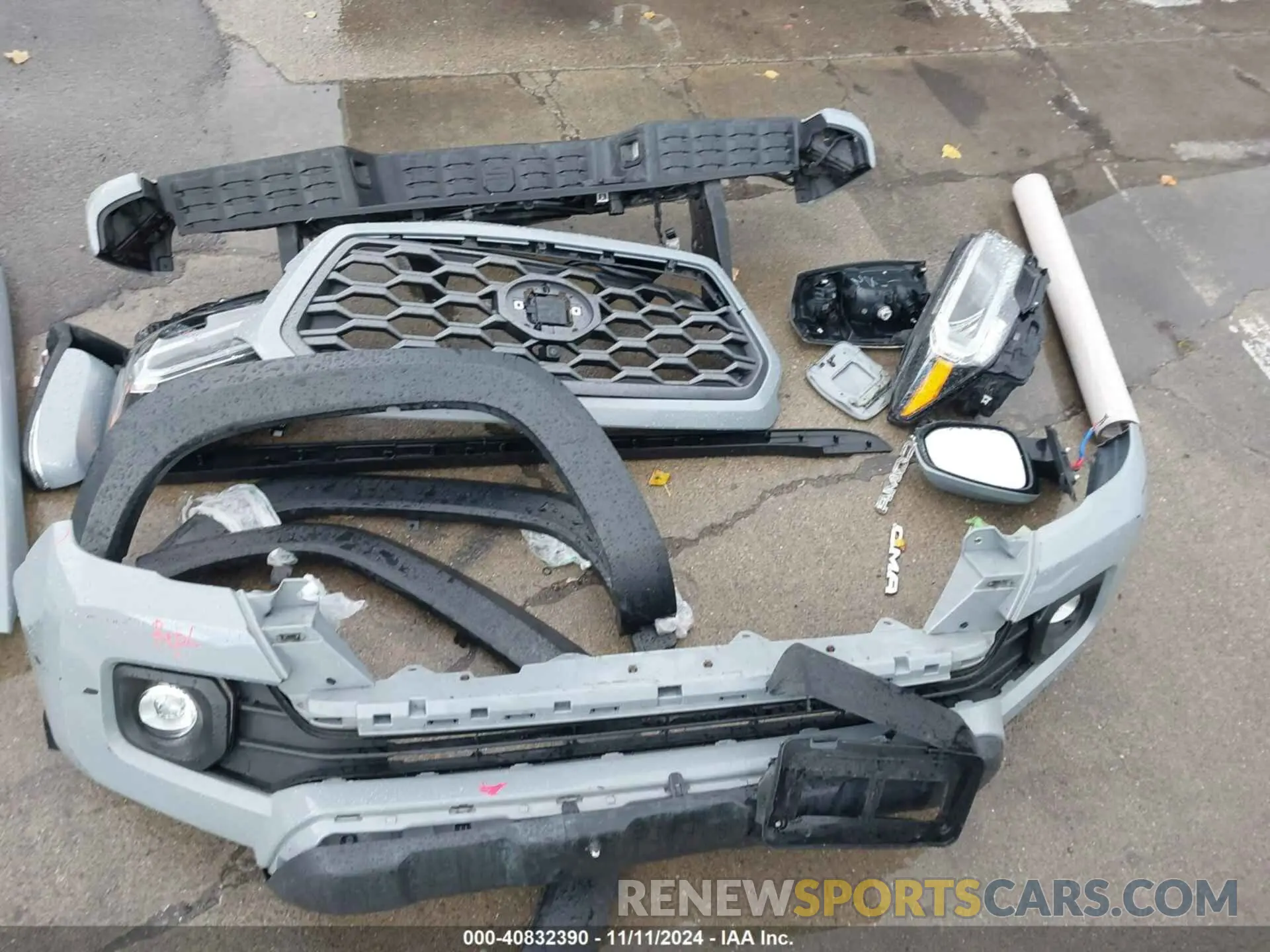12 fotografías del automóvil dañado 3TMCZ5AN2LM325843 TOYOTA TACOMA 2020