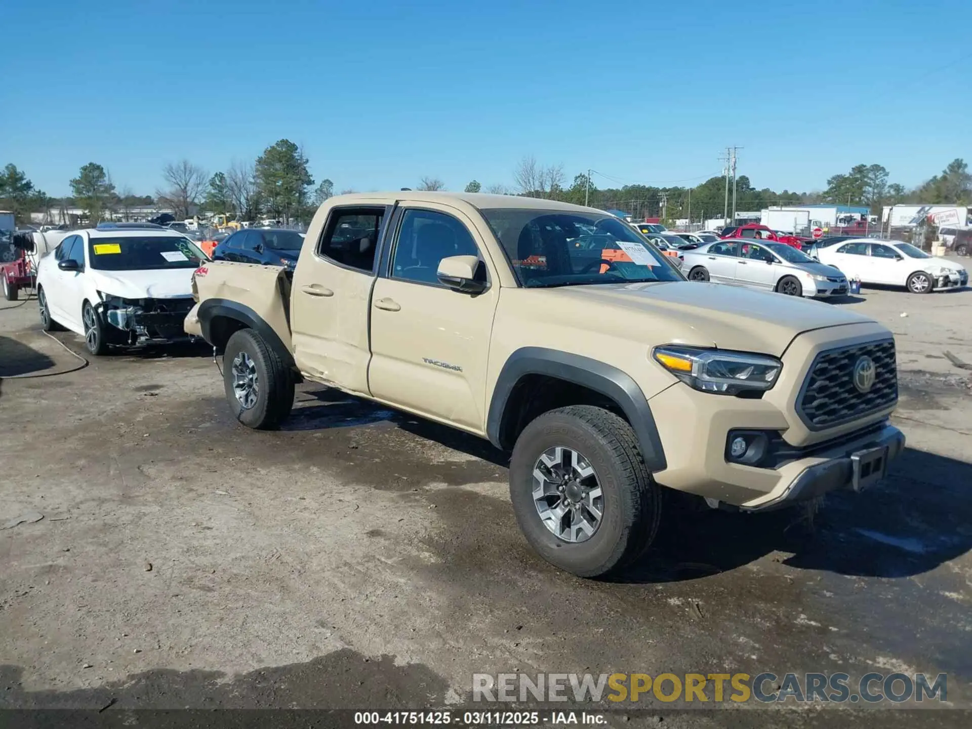 1 fotografías del automóvil dañado 3TMCZ5AN2LM356140 TOYOTA TACOMA 2020