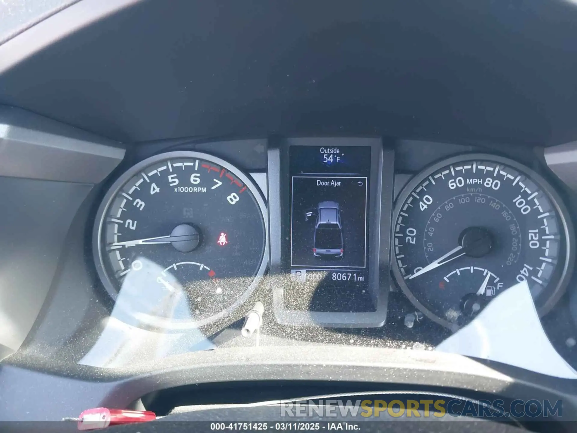 7 fotografías del automóvil dañado 3TMCZ5AN2LM356140 TOYOTA TACOMA 2020