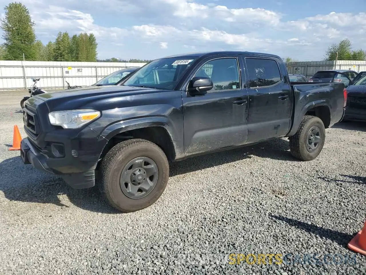 1 fotografías del automóvil dañado 3TMCZ5AN2LM362505 TOYOTA TACOMA 2020