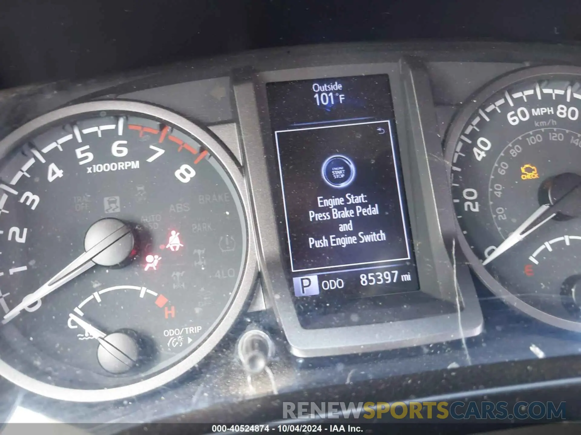 7 fotografías del automóvil dañado 3TMCZ5AN3LM336270 TOYOTA TACOMA 2020