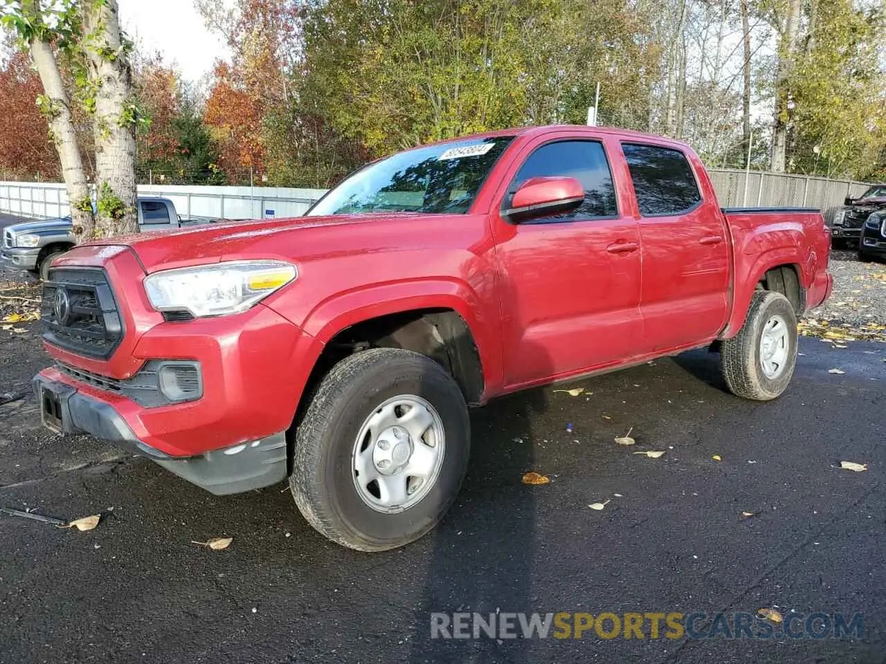 1 fotografías del automóvil dañado 3TMCZ5AN3LM344773 TOYOTA TACOMA 2020