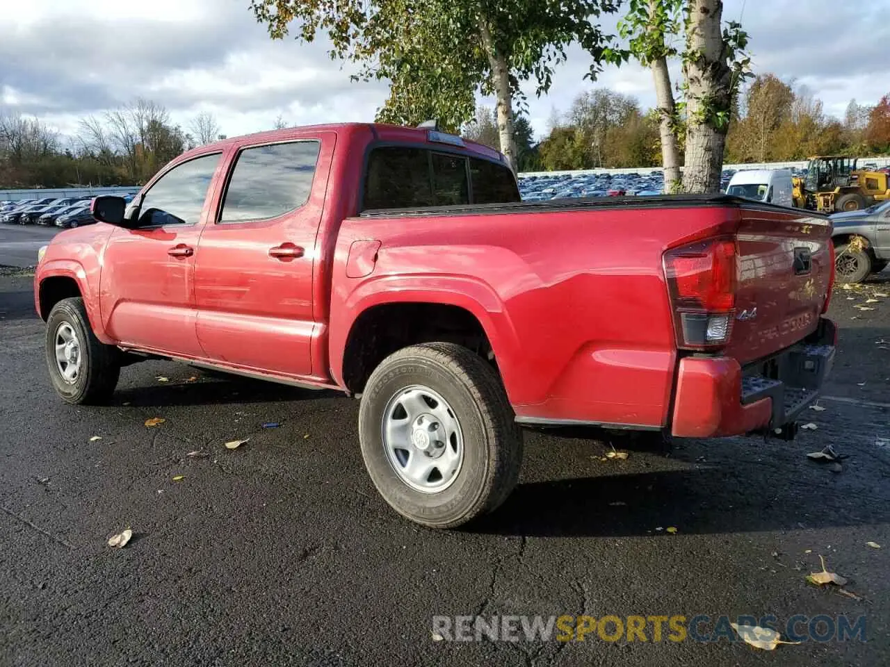 2 fotografías del automóvil dañado 3TMCZ5AN3LM344773 TOYOTA TACOMA 2020