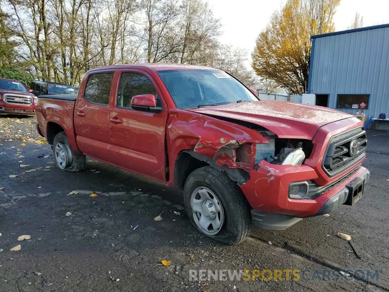 4 fotografías del automóvil dañado 3TMCZ5AN3LM344773 TOYOTA TACOMA 2020
