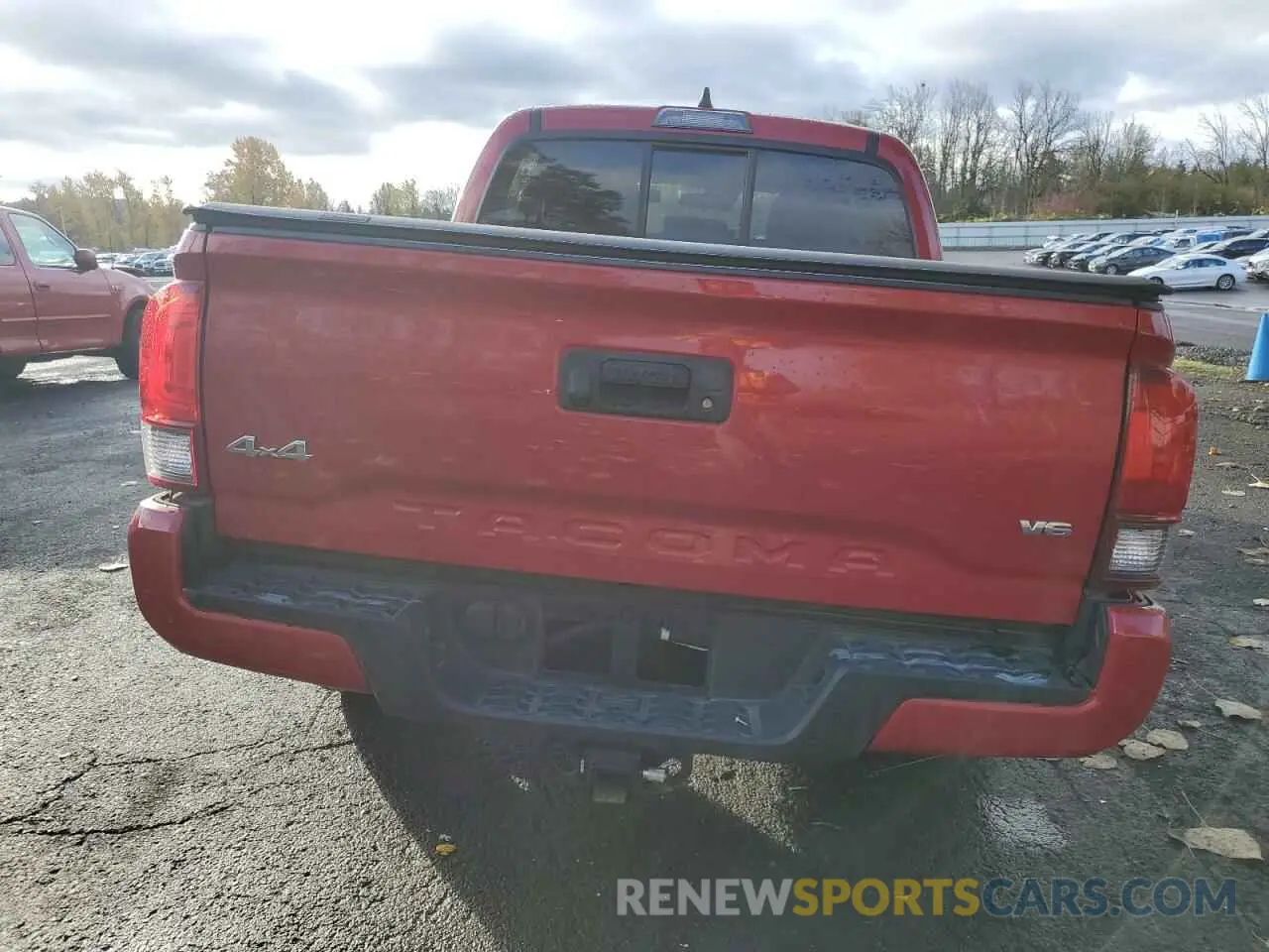 6 fotografías del automóvil dañado 3TMCZ5AN3LM344773 TOYOTA TACOMA 2020