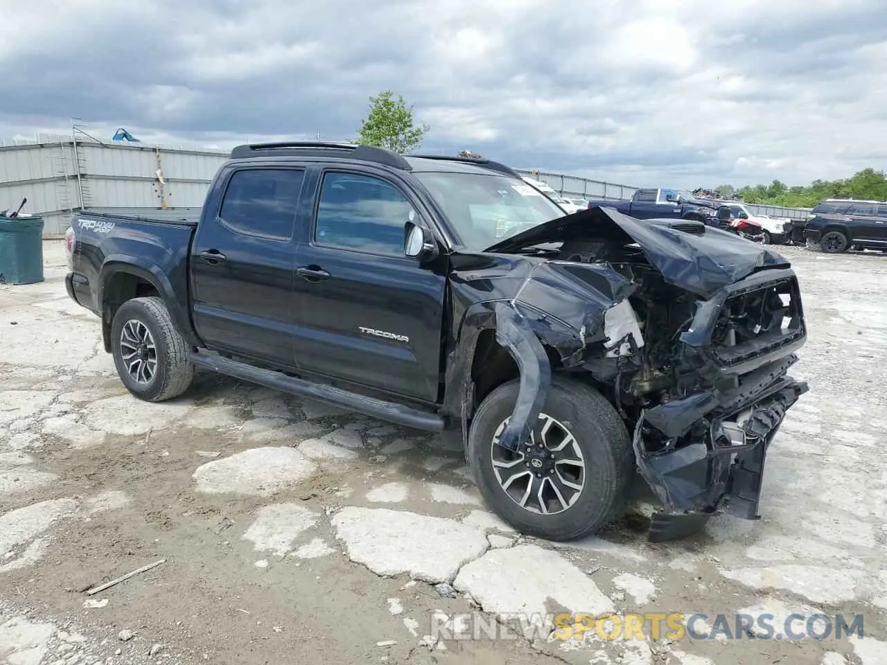 4 fotografías del automóvil dañado 3TMCZ5AN3LM362027 TOYOTA TACOMA 2020