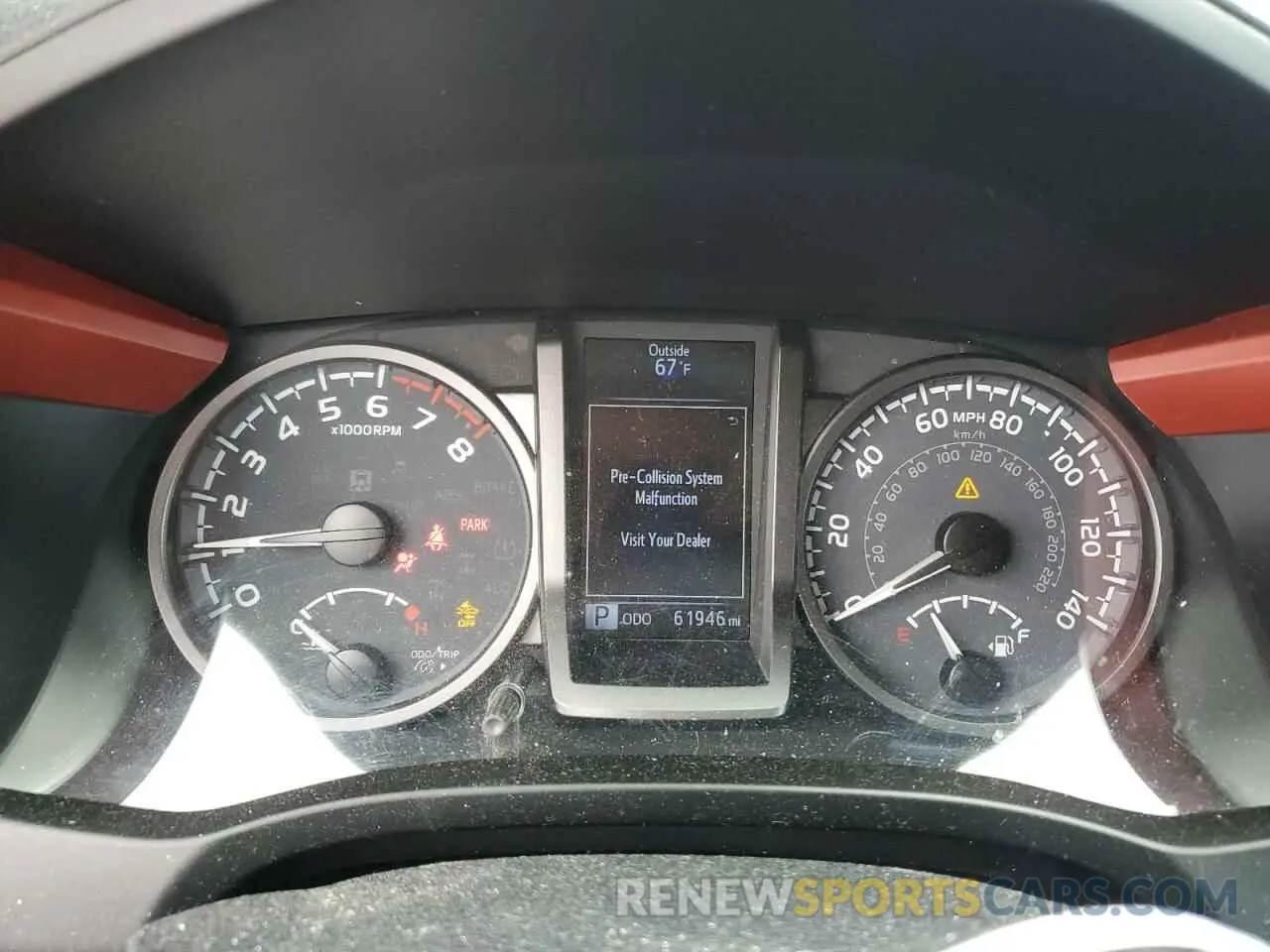 9 fotografías del automóvil dañado 3TMCZ5AN3LM362027 TOYOTA TACOMA 2020