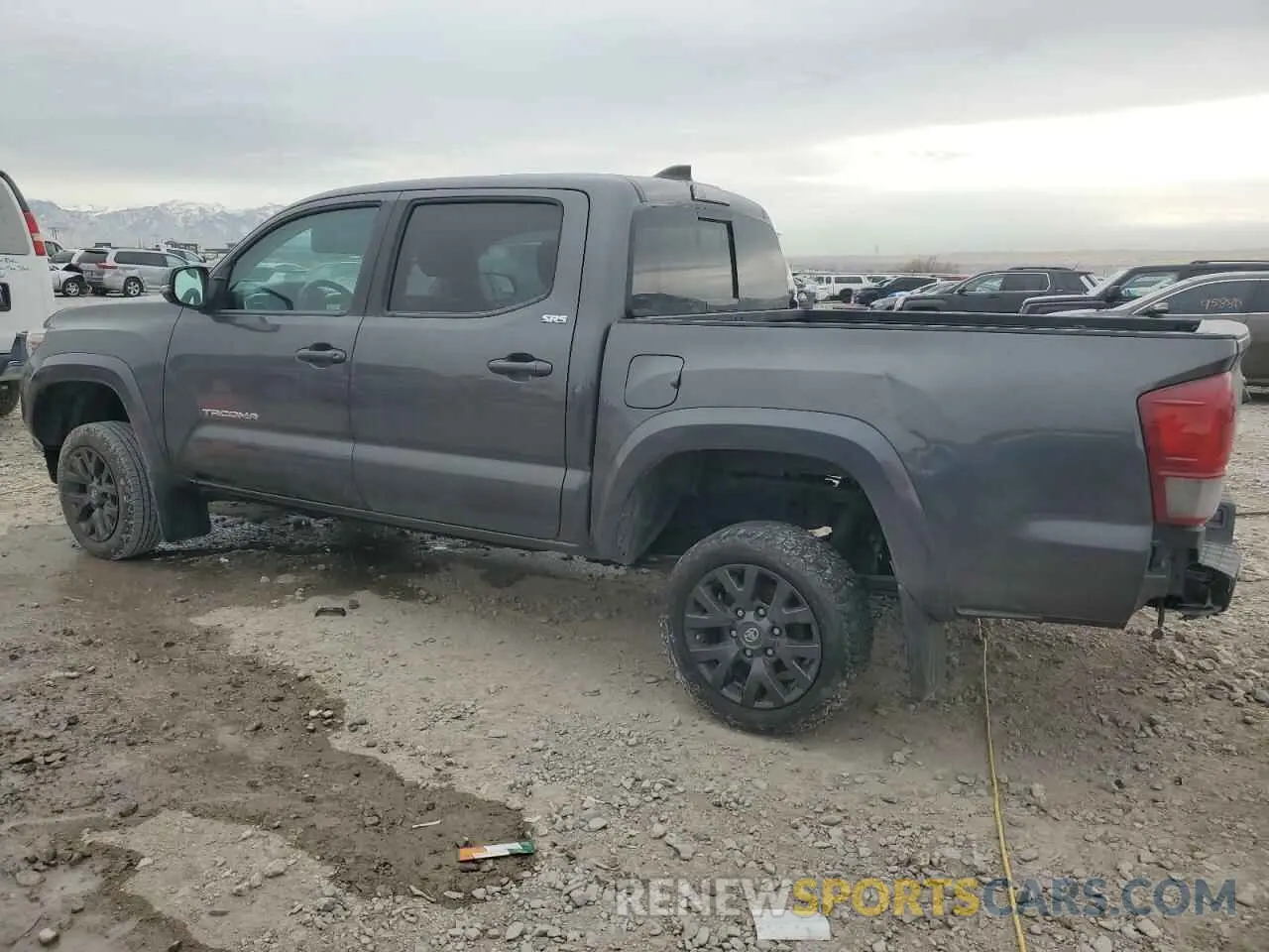 2 fotografías del automóvil dañado 3TMCZ5AN4LM319686 TOYOTA TACOMA 2020