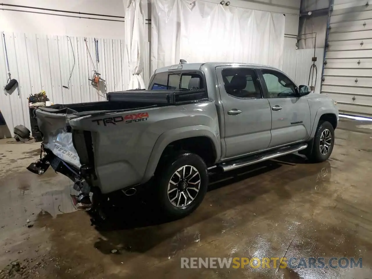 3 fotografías del automóvil dañado 3TMCZ5AN5LM328395 TOYOTA TACOMA 2020