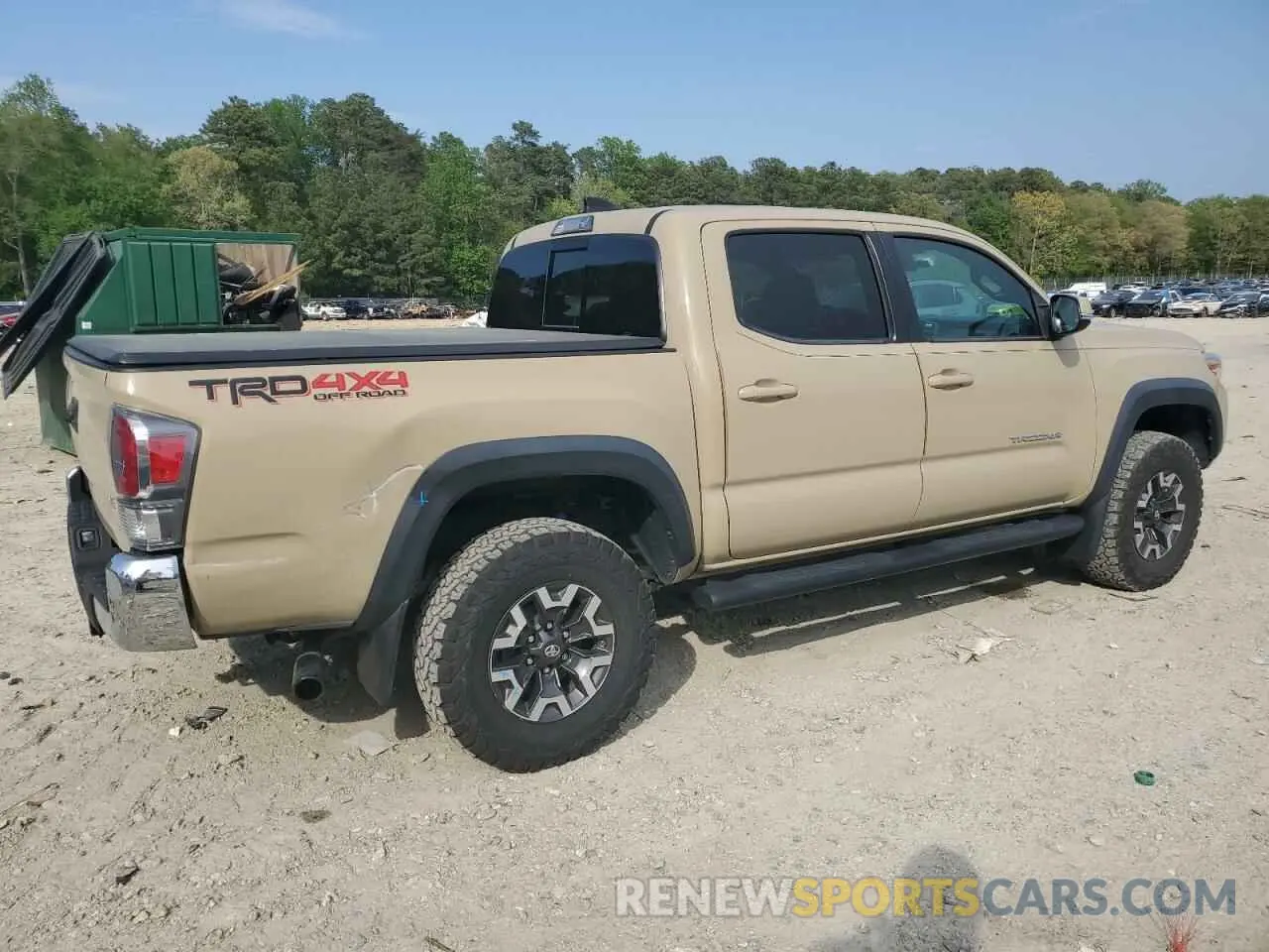 3 fotografías del automóvil dañado 3TMCZ5AN5LM338926 TOYOTA TACOMA 2020