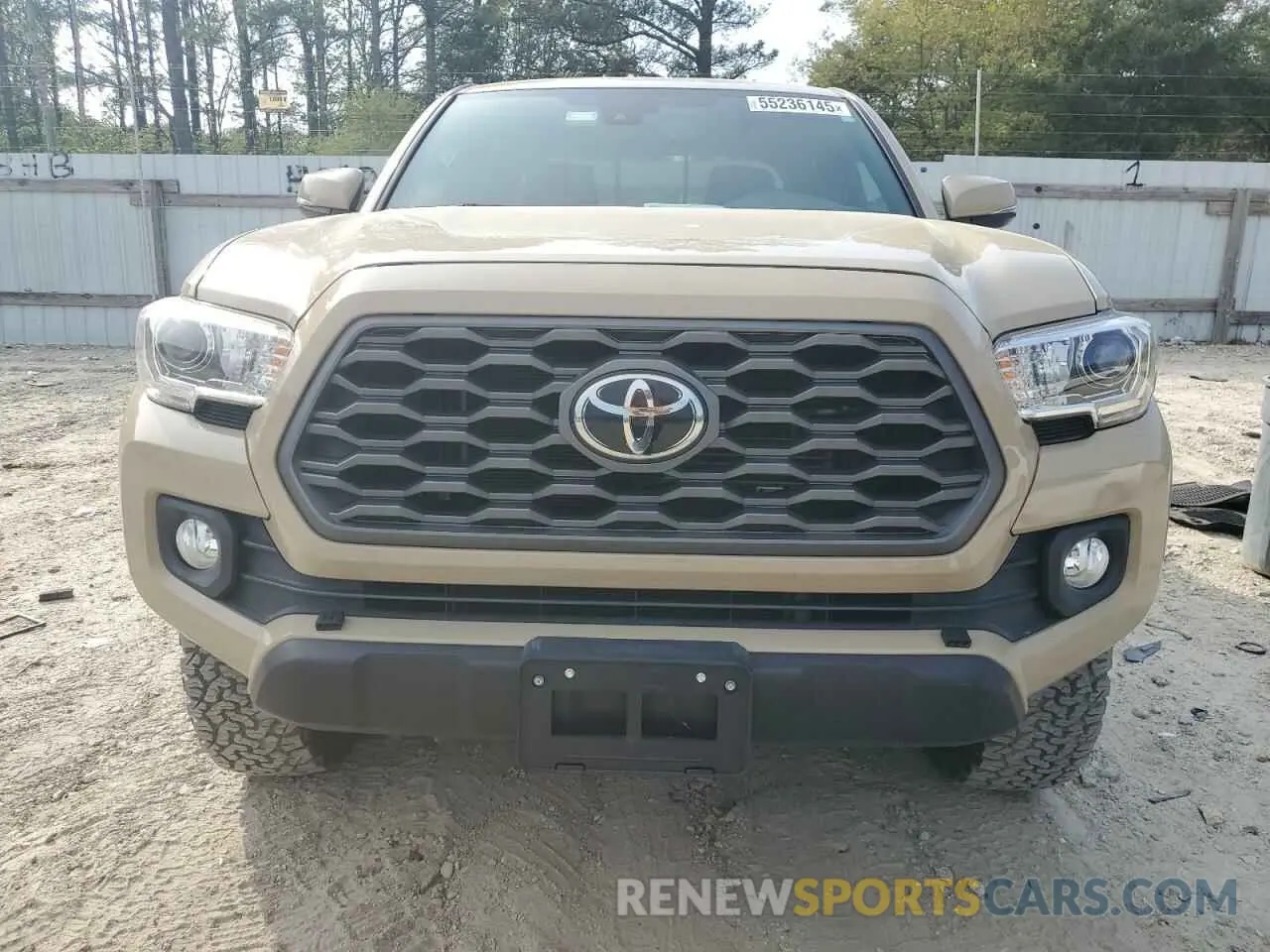 5 fotografías del automóvil dañado 3TMCZ5AN5LM338926 TOYOTA TACOMA 2020