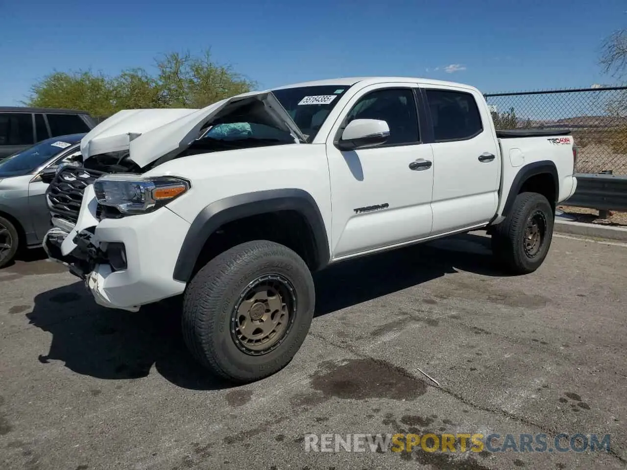 1 fotografías del automóvil dañado 3TMCZ5AN5LM353636 TOYOTA TACOMA 2020