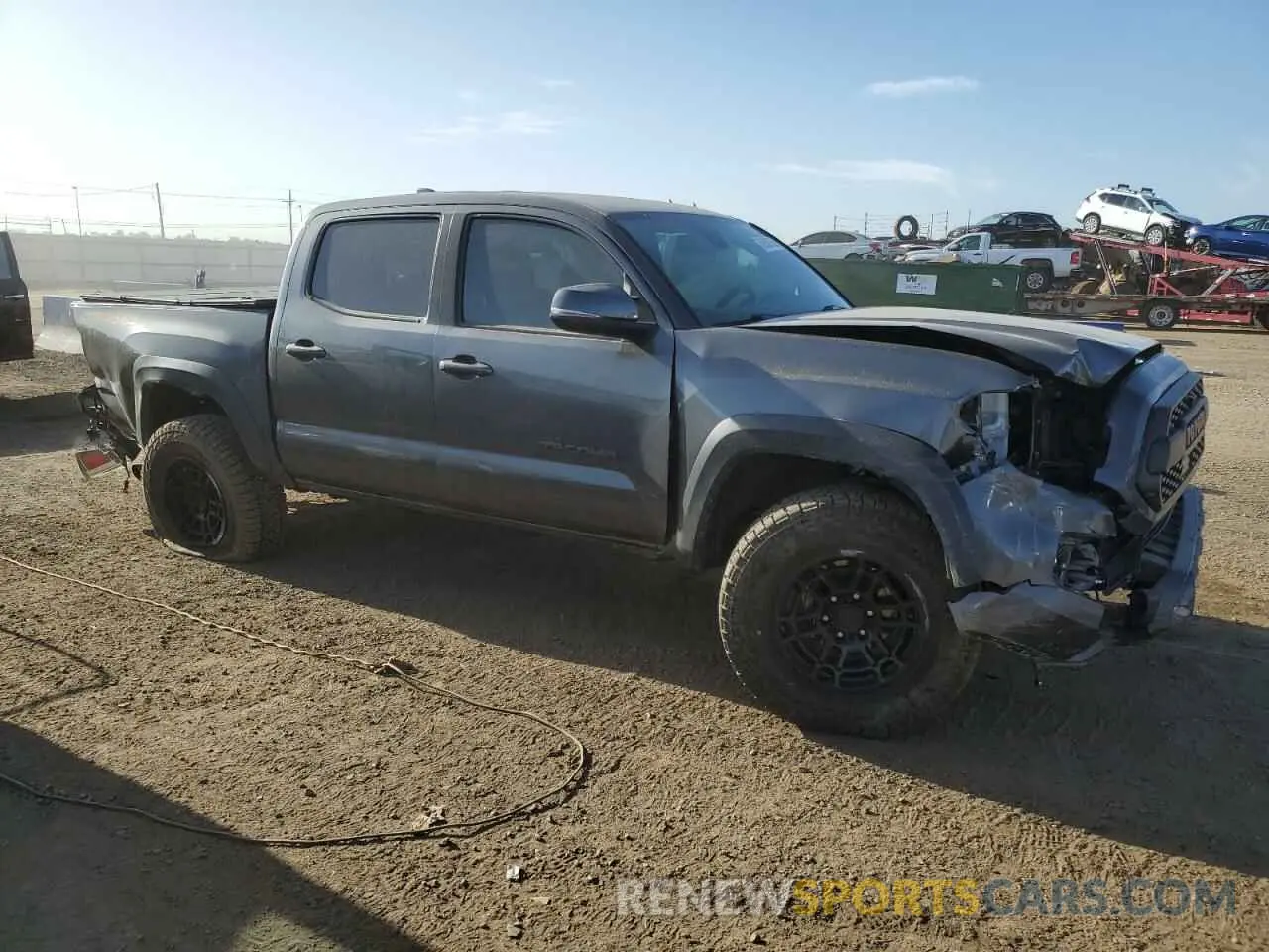 4 fotografías del automóvil dañado 3TMCZ5AN6LM302906 TOYOTA TACOMA 2020