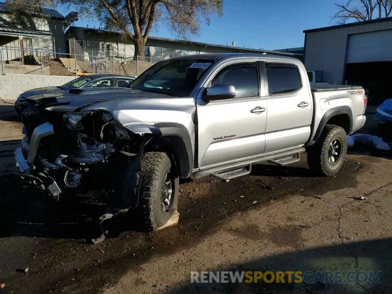 1 fotografías del automóvil dañado 3TMCZ5AN6LM336439 TOYOTA TACOMA 2020