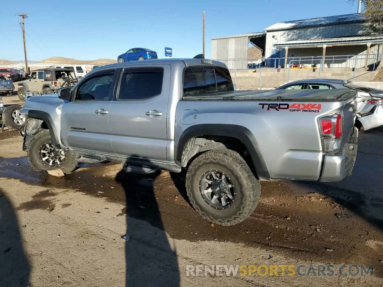 2 fotografías del automóvil dañado 3TMCZ5AN6LM336439 TOYOTA TACOMA 2020