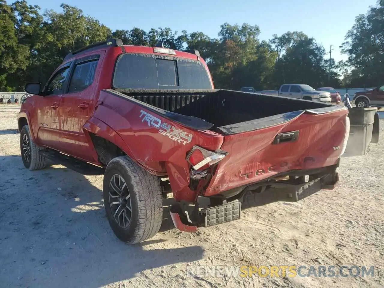3 fotografías del automóvil dañado 3TMCZ5AN6LM346954 TOYOTA TACOMA 2020