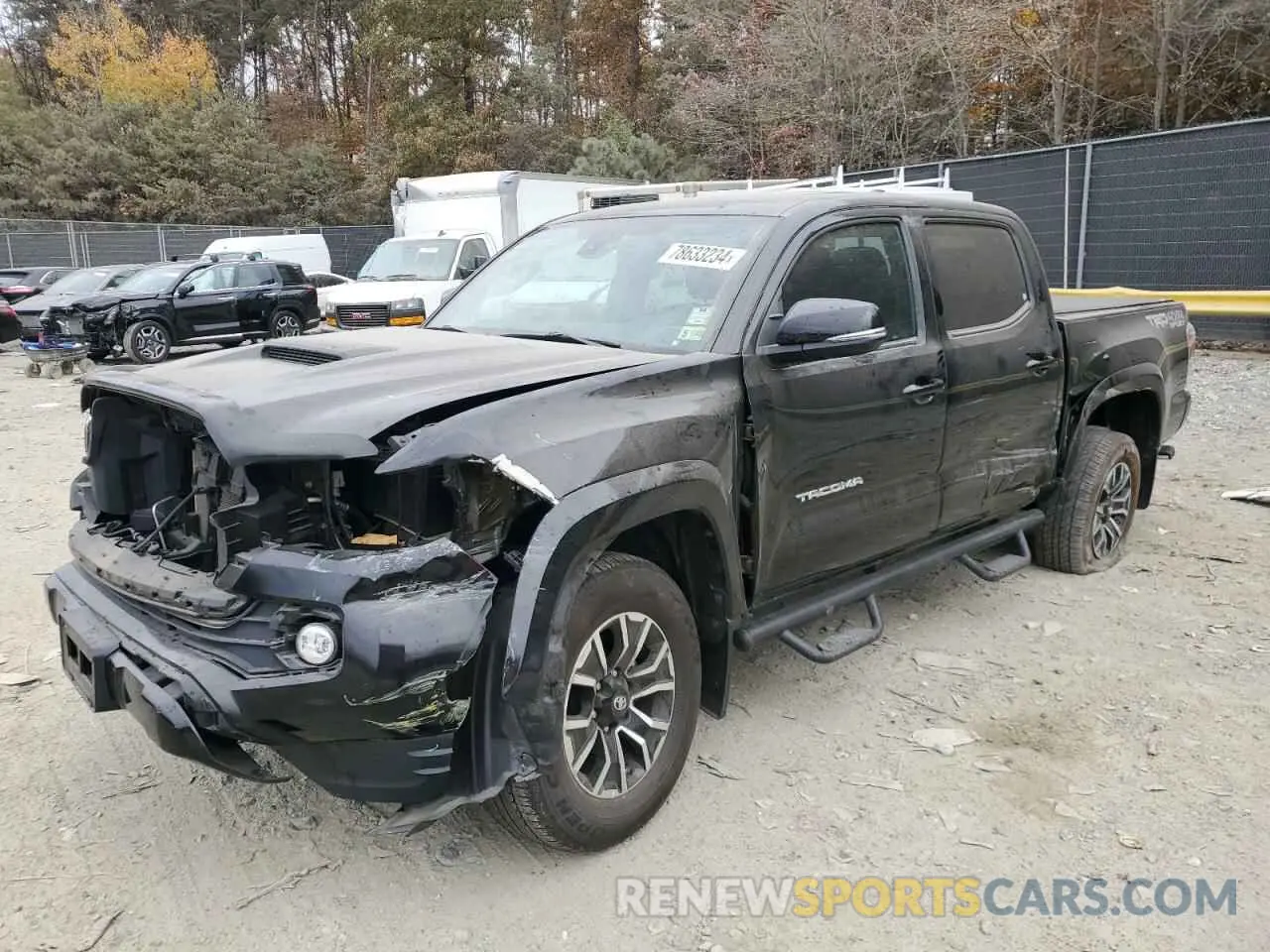 1 fotografías del automóvil dañado 3TMCZ5AN6LM355377 TOYOTA TACOMA 2020