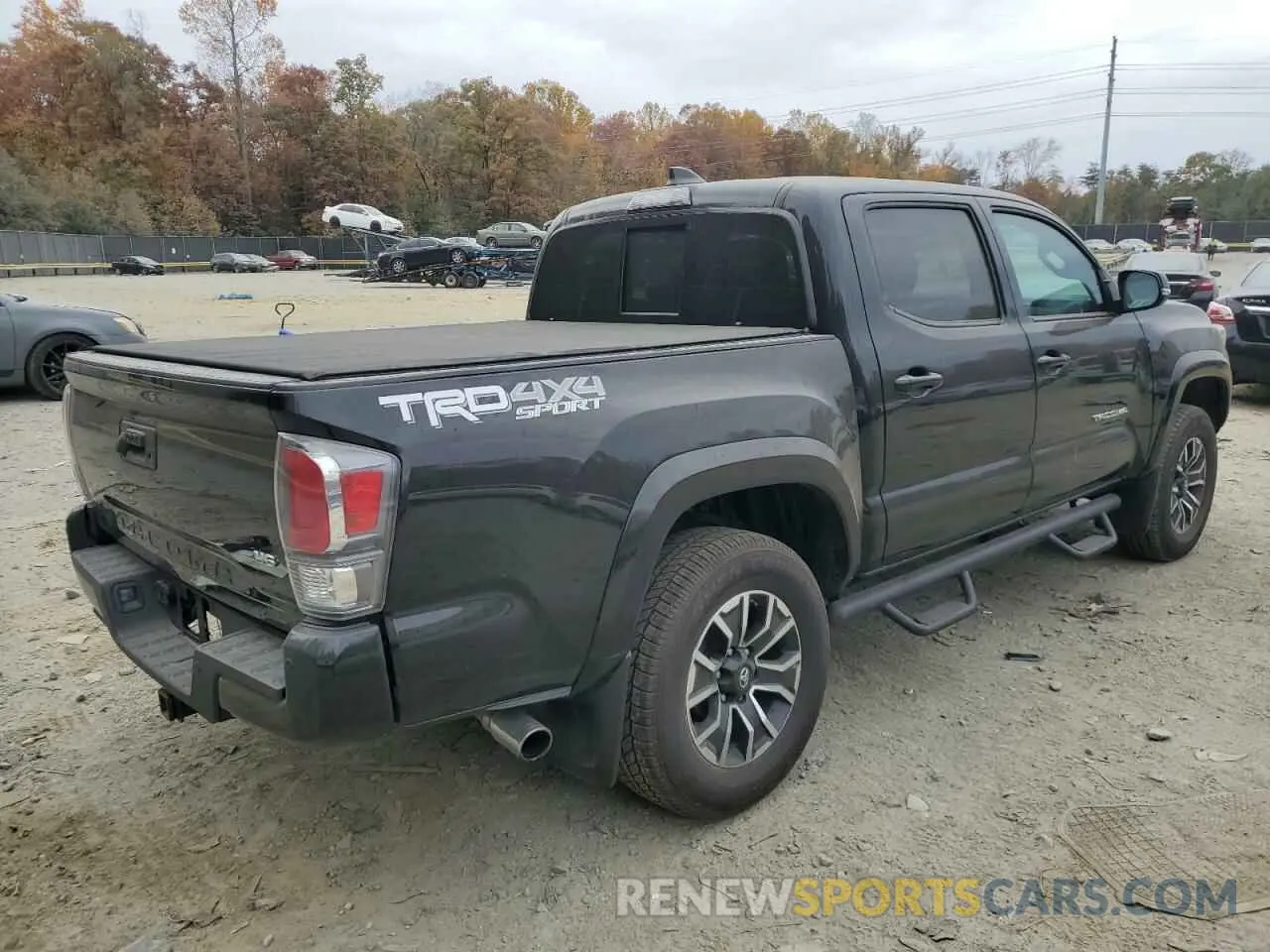 3 fotografías del automóvil dañado 3TMCZ5AN6LM355377 TOYOTA TACOMA 2020