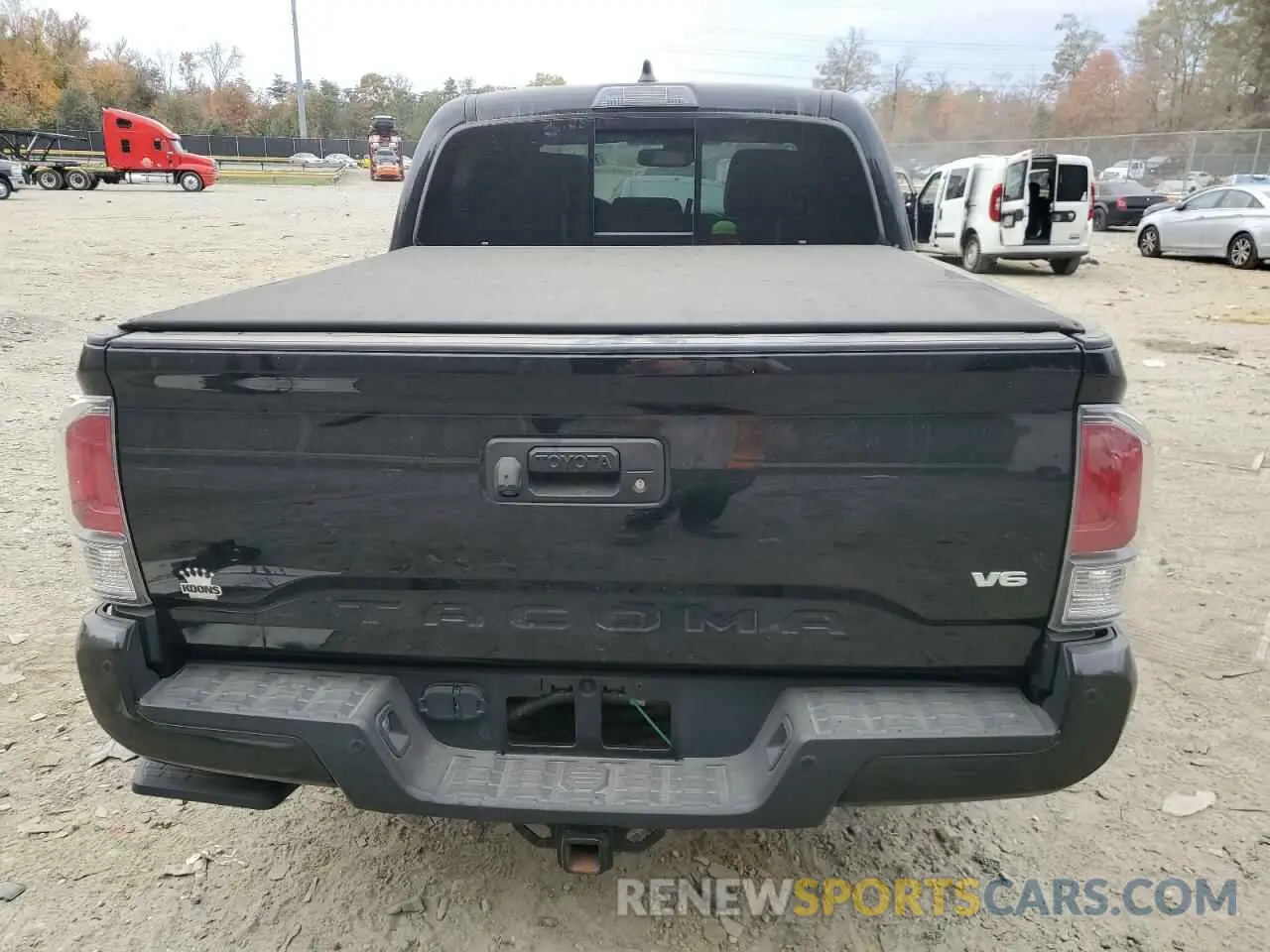 6 fotografías del automóvil dañado 3TMCZ5AN6LM355377 TOYOTA TACOMA 2020