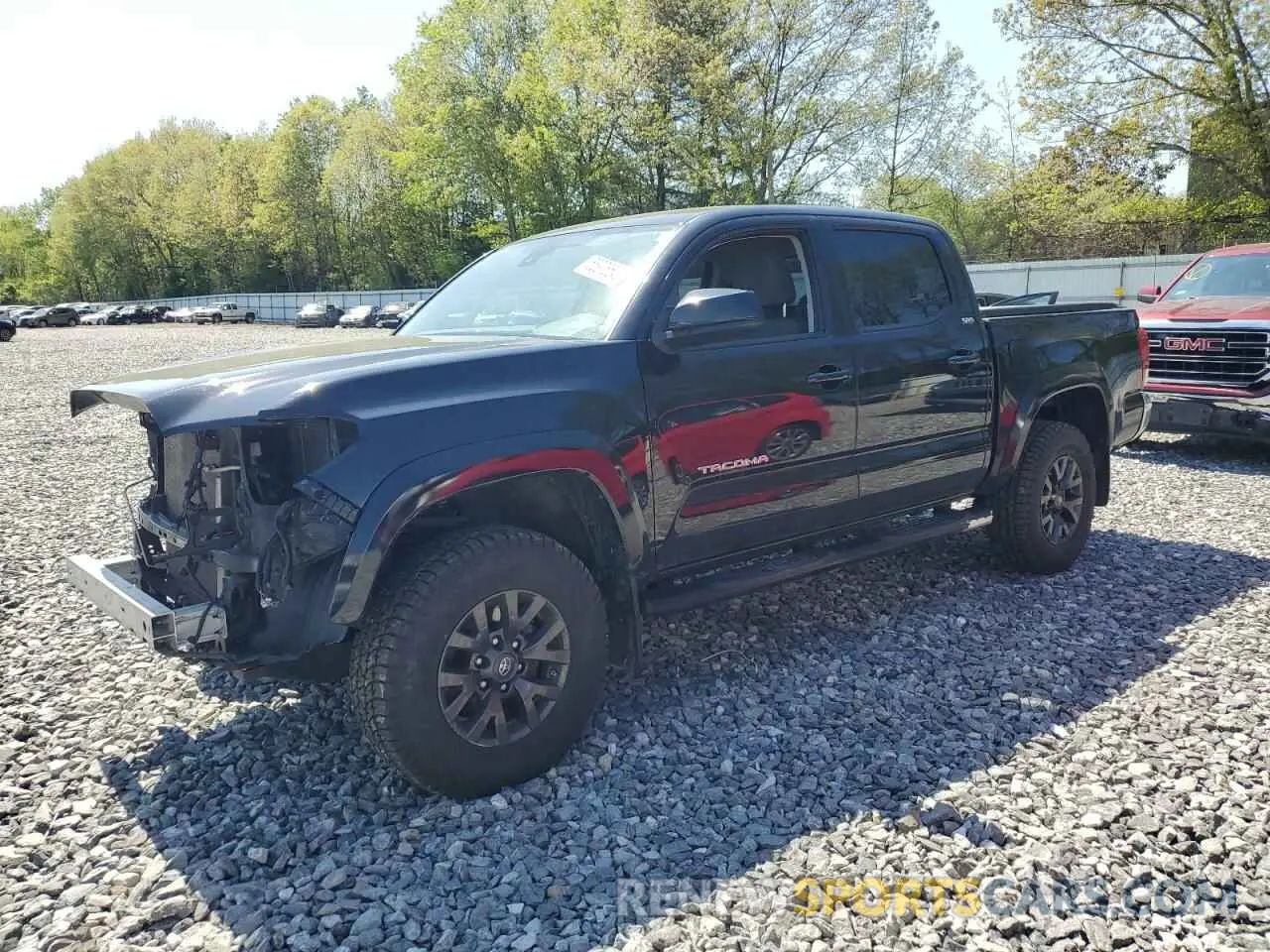1 fotografías del automóvil dañado 3TMCZ5AN6LM360255 TOYOTA TACOMA 2020