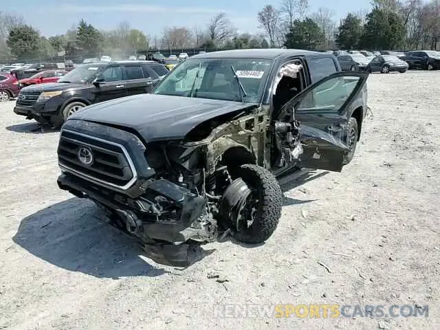 11 fotografías del automóvil dañado 3TMCZ5AN6LM362331 TOYOTA TACOMA 2020