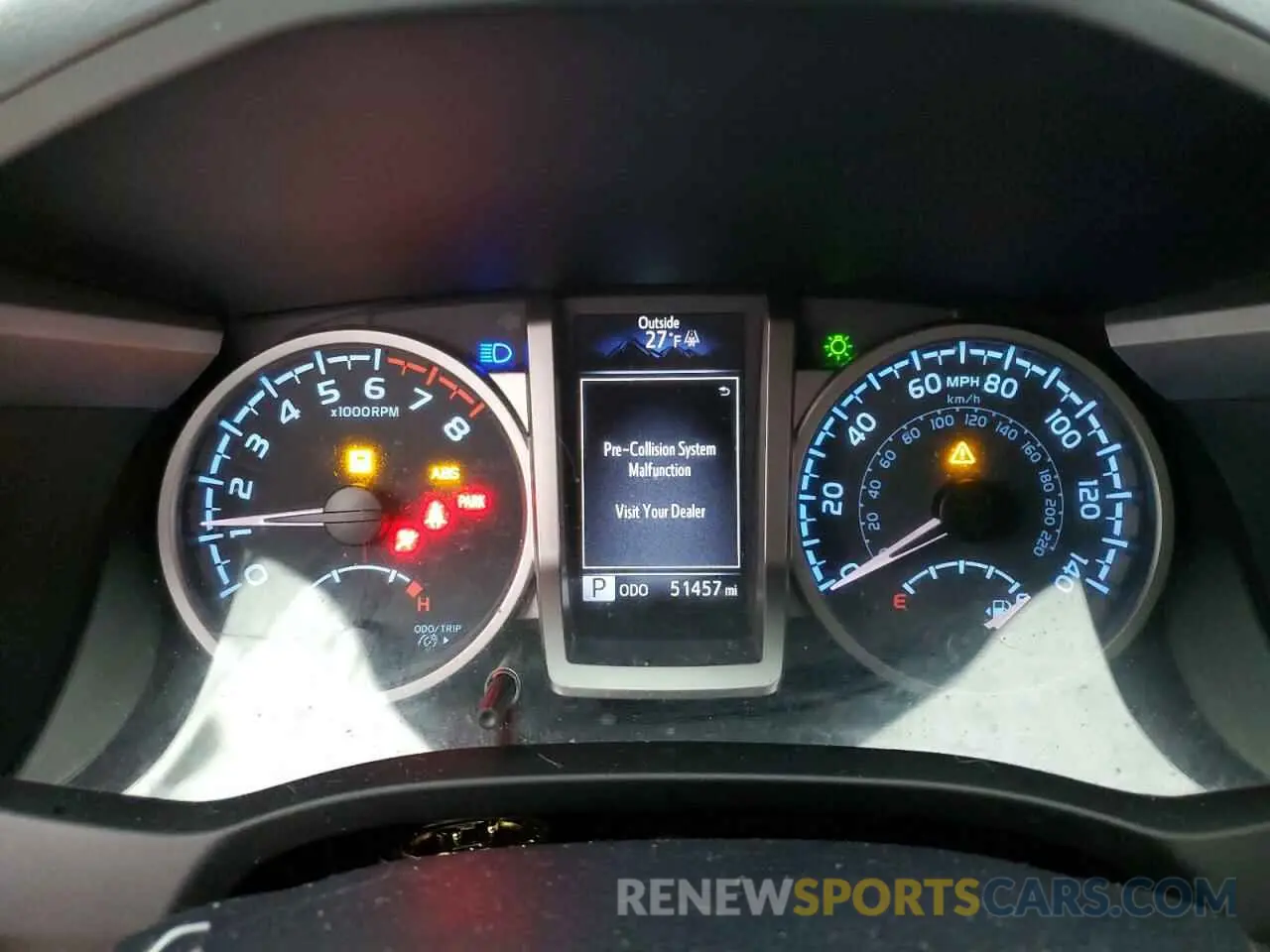 9 fotografías del automóvil dañado 3TMCZ5AN7LM289602 TOYOTA TACOMA 2020