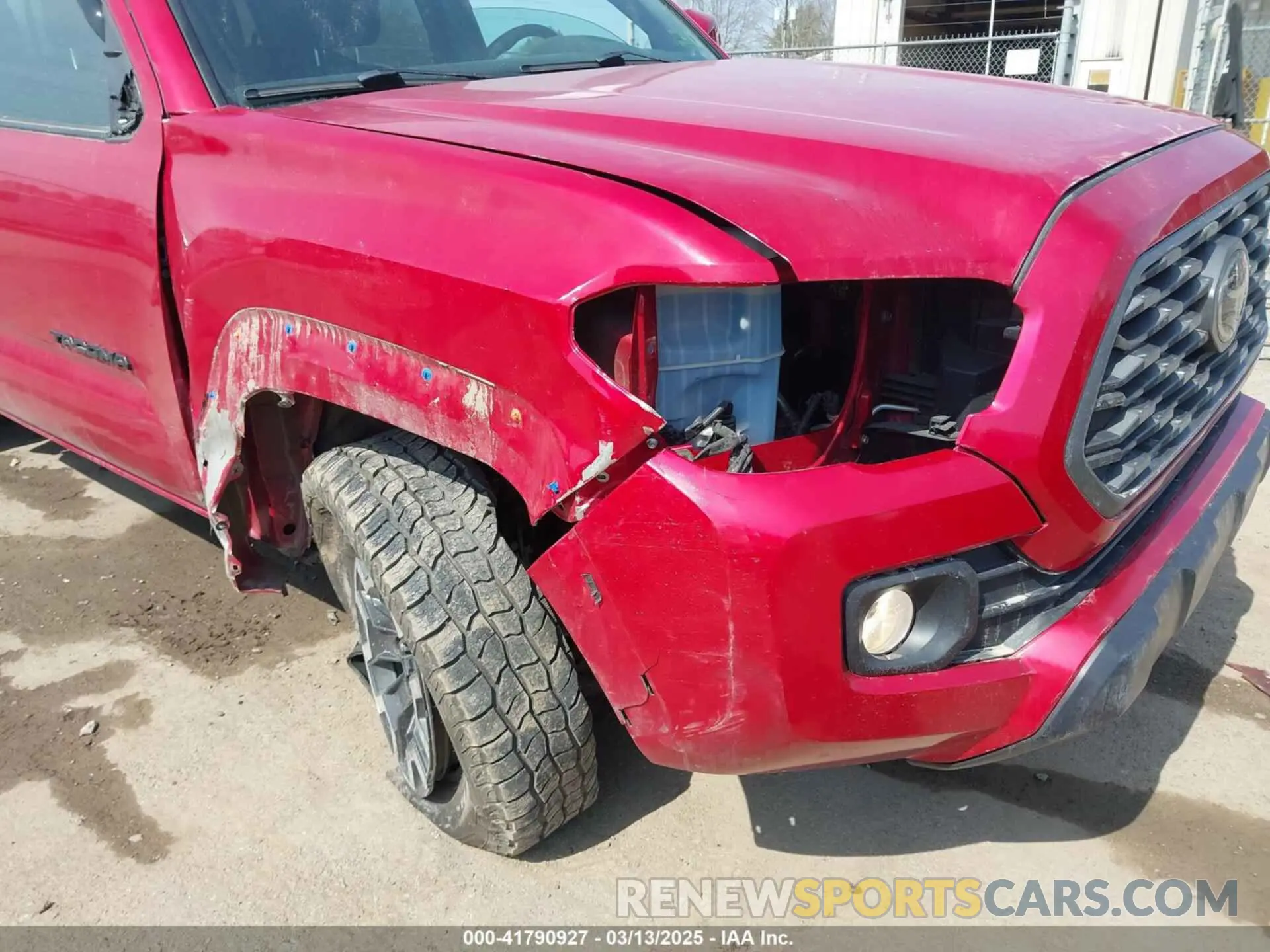 6 fotografías del automóvil dañado 3TMCZ5AN7LM305667 TOYOTA TACOMA 2020