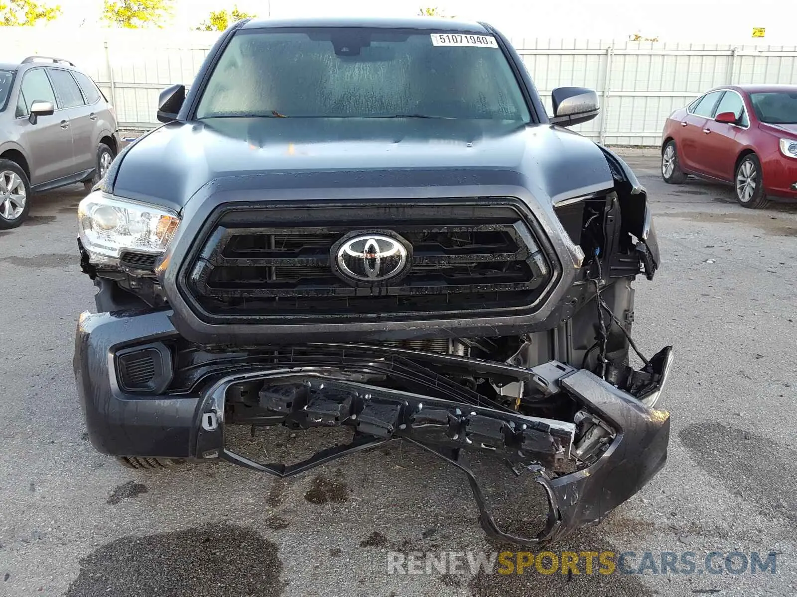 7 fotografías del automóvil dañado 3TMCZ5AN7LM306575 TOYOTA TACOMA 2020