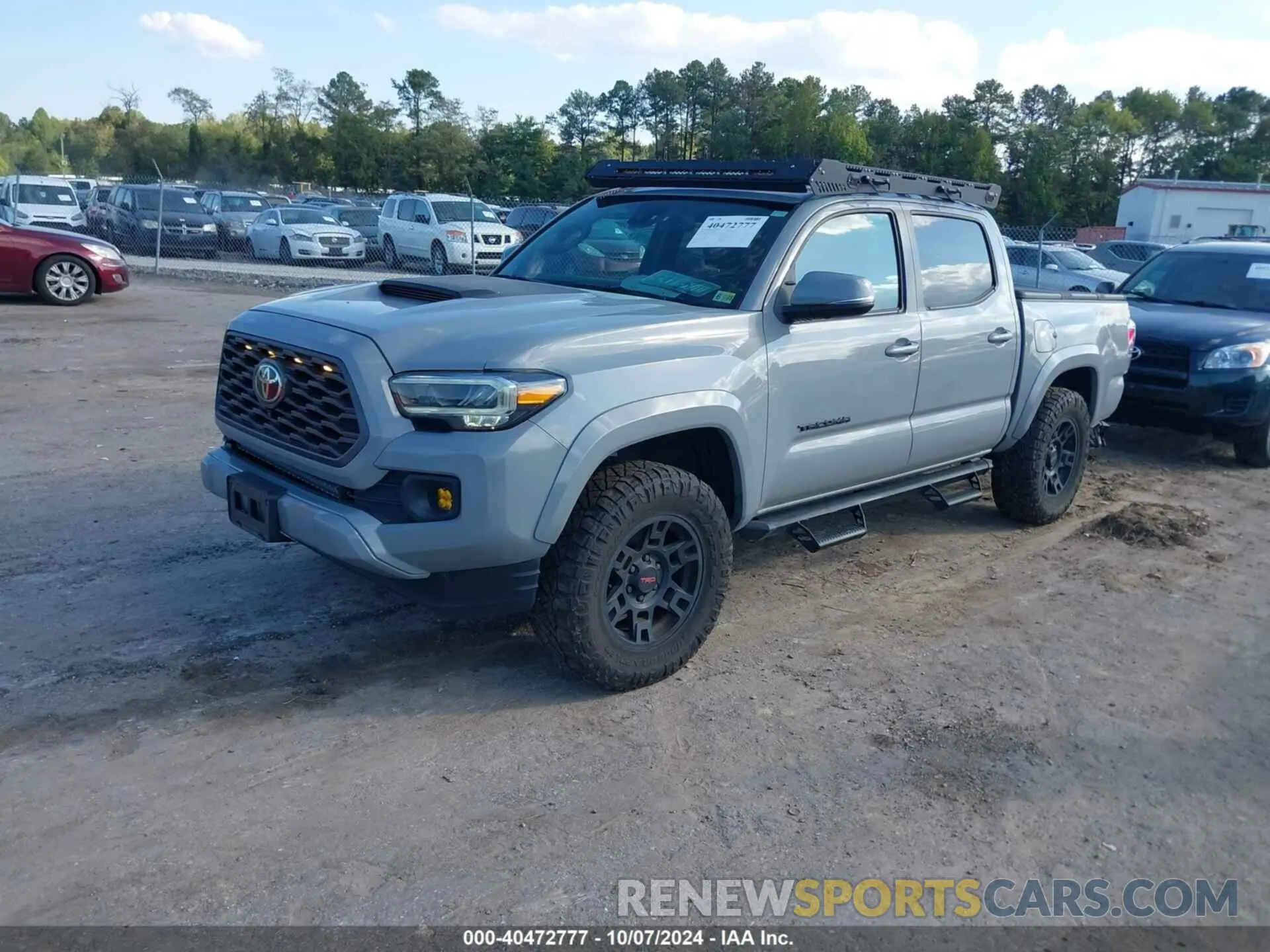 2 fotografías del automóvil dañado 3TMCZ5AN7LM327474 TOYOTA TACOMA 2020