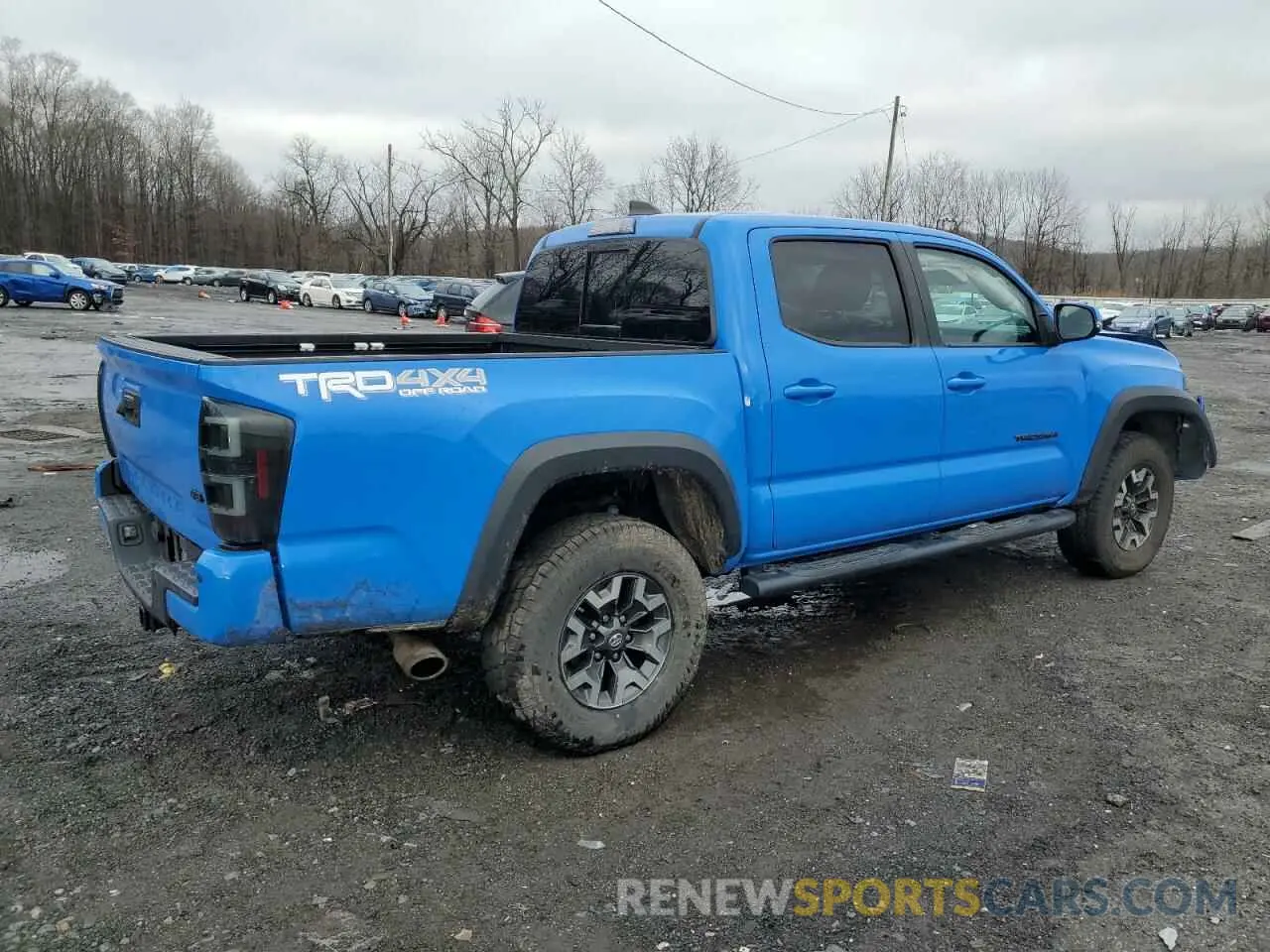 3 fotografías del automóvil dañado 3TMCZ5AN8LM298342 TOYOTA TACOMA 2020