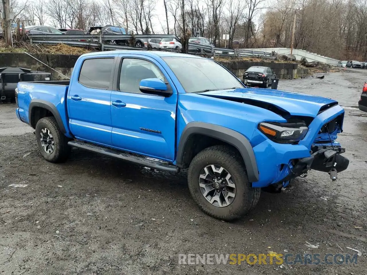 4 fotografías del automóvil dañado 3TMCZ5AN8LM298342 TOYOTA TACOMA 2020