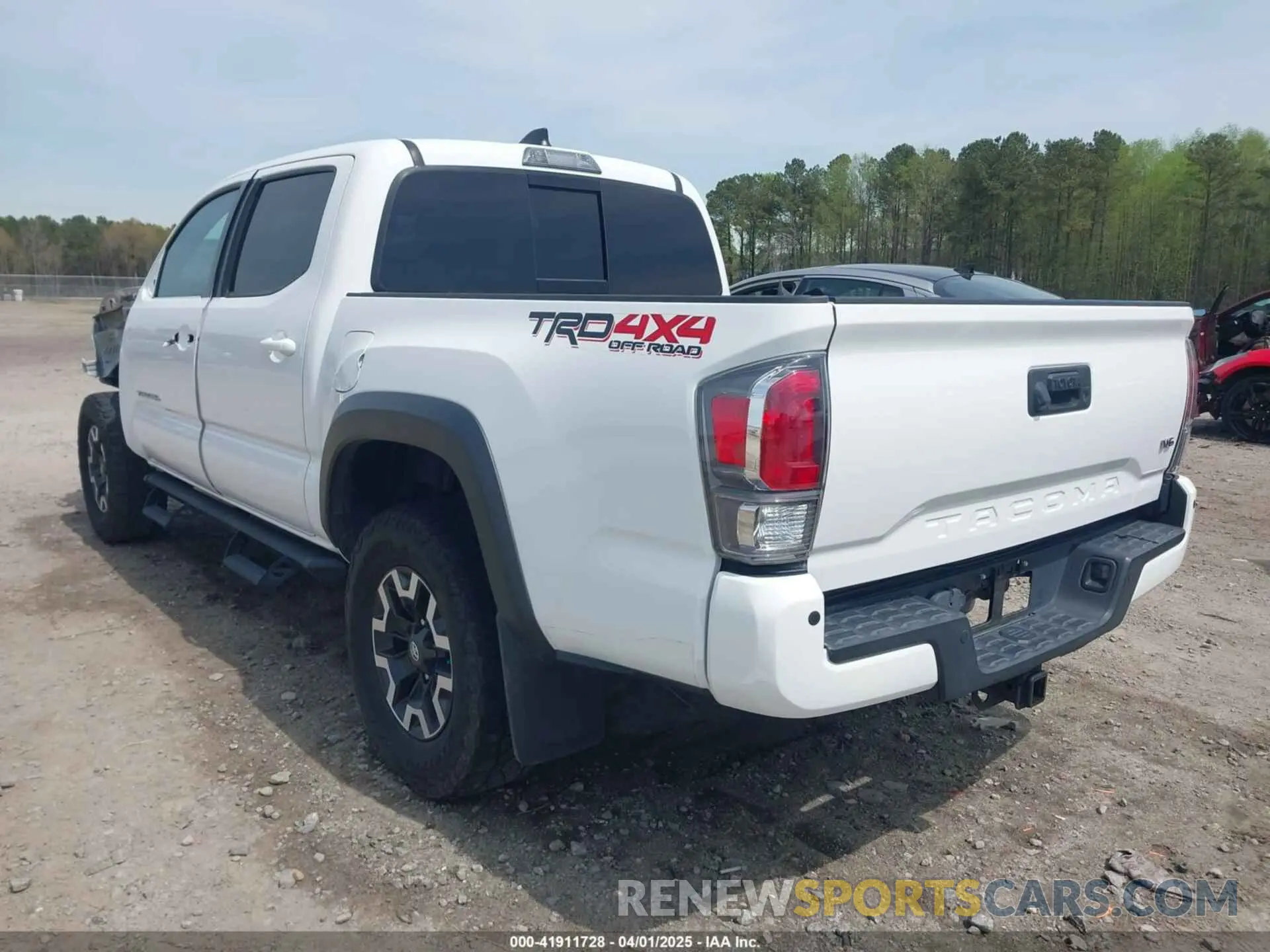3 fotografías del automóvil dañado 3TMCZ5AN8LM307072 TOYOTA TACOMA 2020
