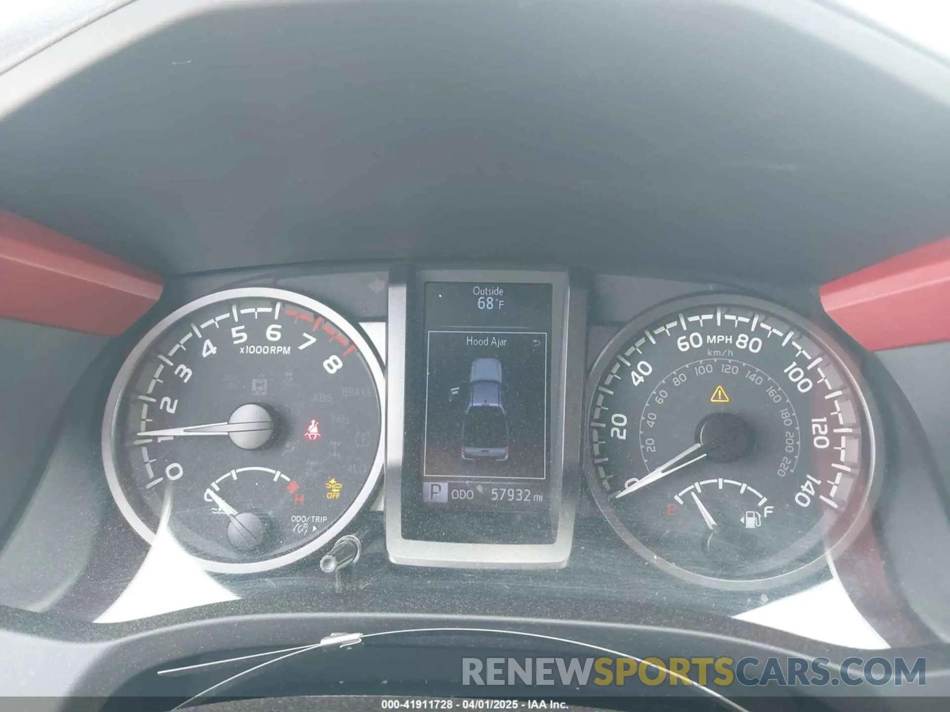 7 fotografías del automóvil dañado 3TMCZ5AN8LM307072 TOYOTA TACOMA 2020