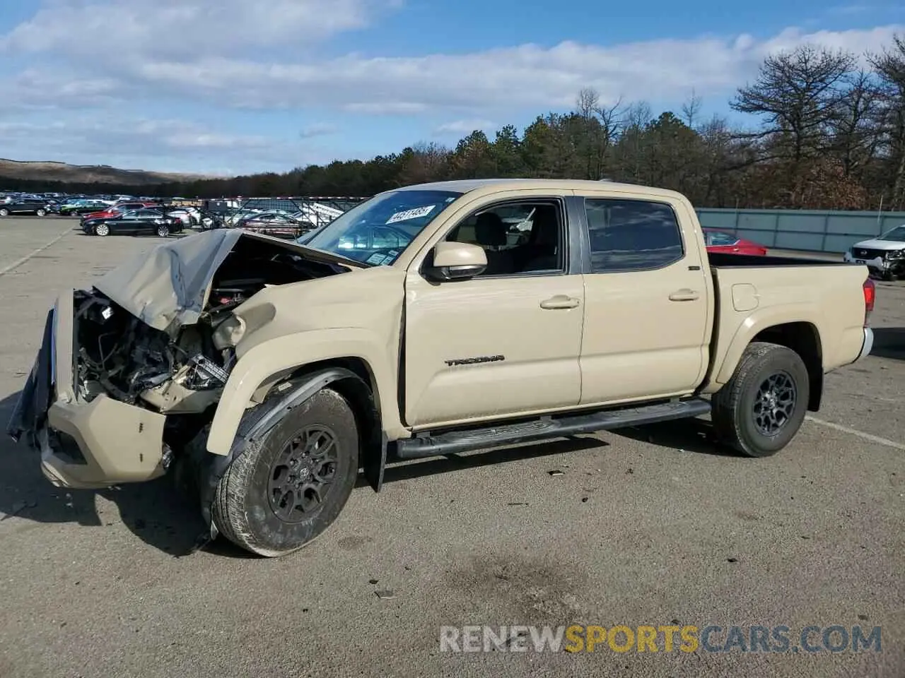 1 fotografías del automóvil dañado 3TMCZ5AN8LM327080 TOYOTA TACOMA 2020
