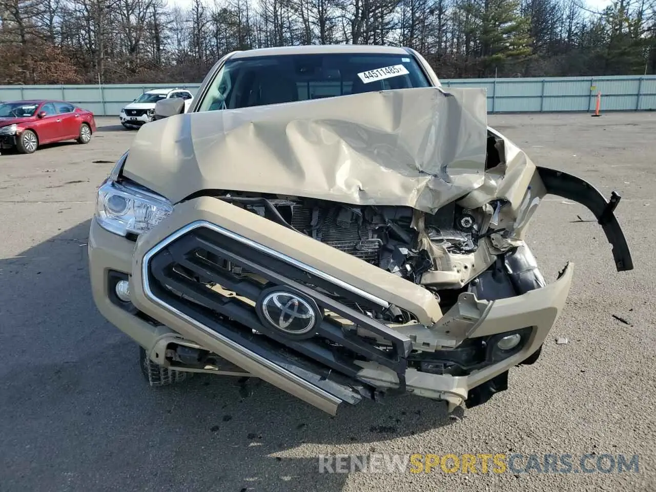 5 fotografías del automóvil dañado 3TMCZ5AN8LM327080 TOYOTA TACOMA 2020