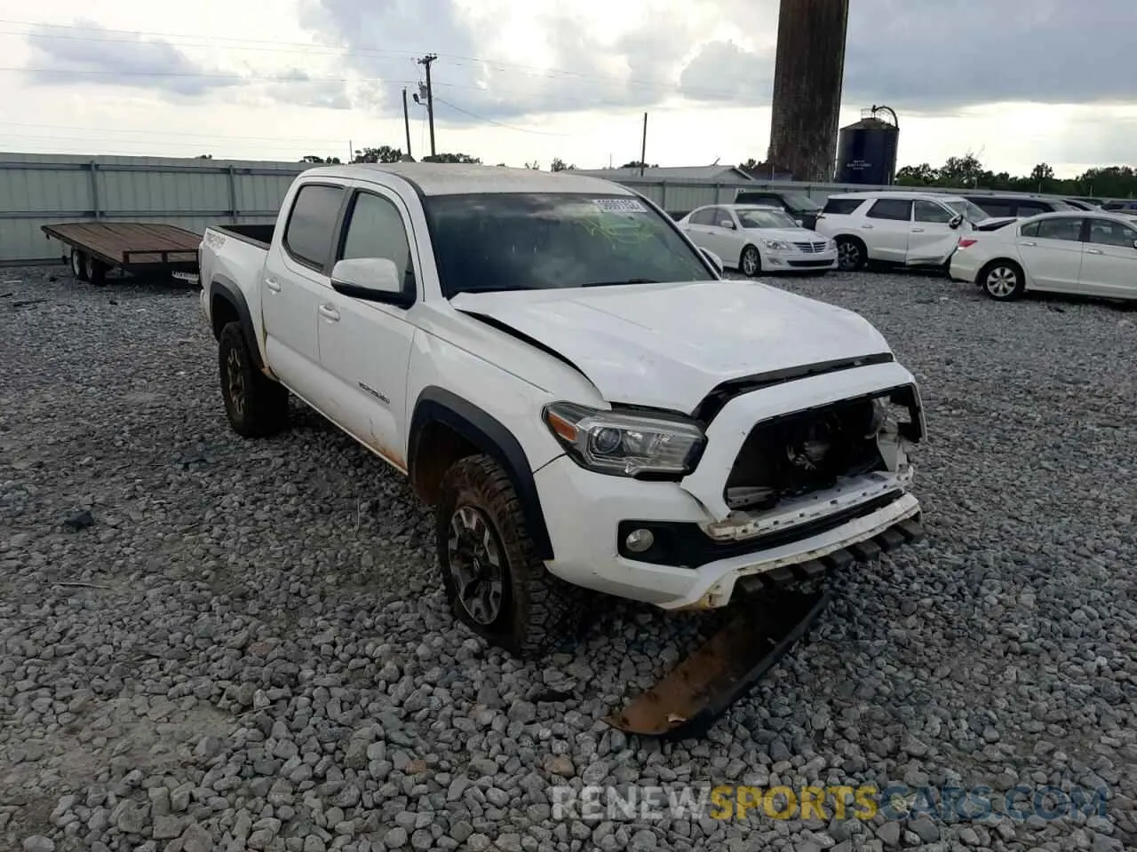 1 fotografías del automóvil dañado 3TMCZ5AN8LM335907 TOYOTA TACOMA 2020
