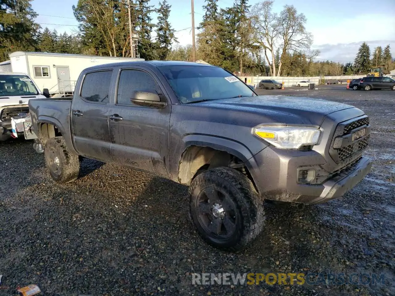 4 fotografías del automóvil dañado 3TMCZ5AN8LM338399 TOYOTA TACOMA 2020