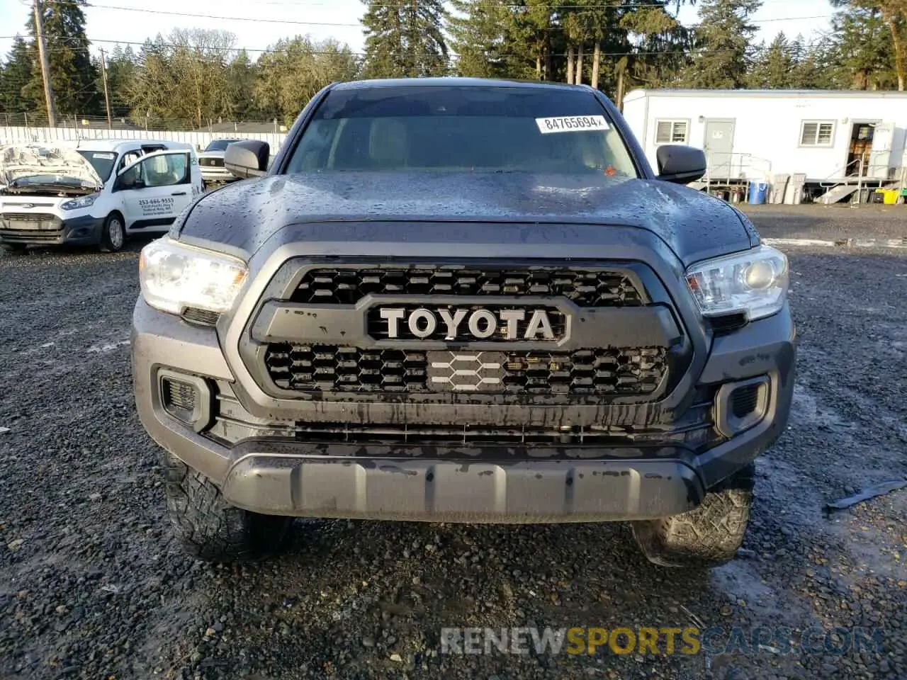 5 fotografías del automóvil dañado 3TMCZ5AN8LM338399 TOYOTA TACOMA 2020