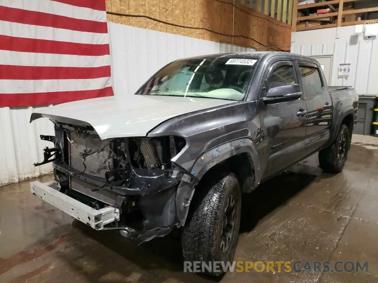 1 fotografías del automóvil dañado 3TMCZ5AN8LM340377 TOYOTA TACOMA 2020