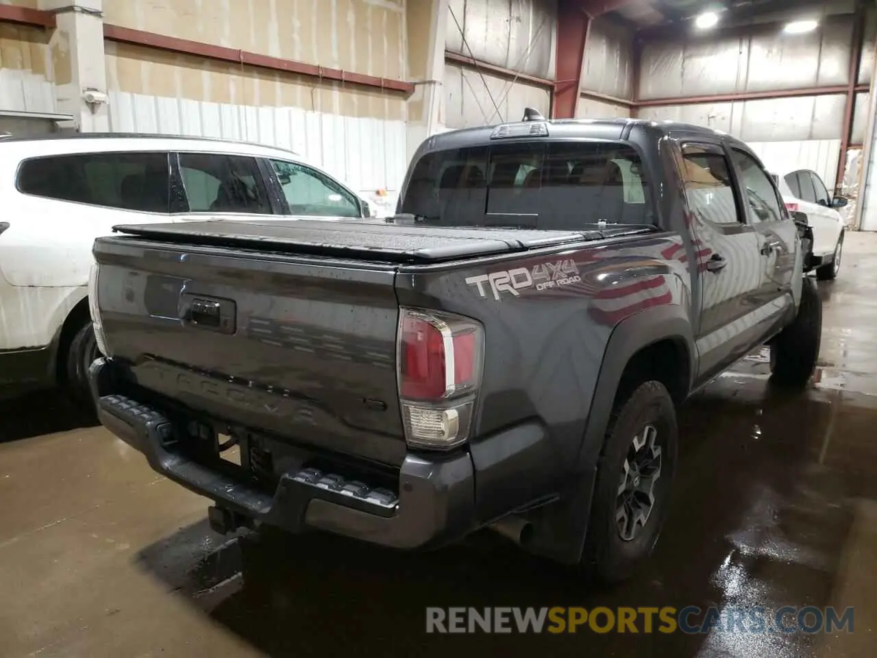 3 fotografías del automóvil dañado 3TMCZ5AN8LM340377 TOYOTA TACOMA 2020