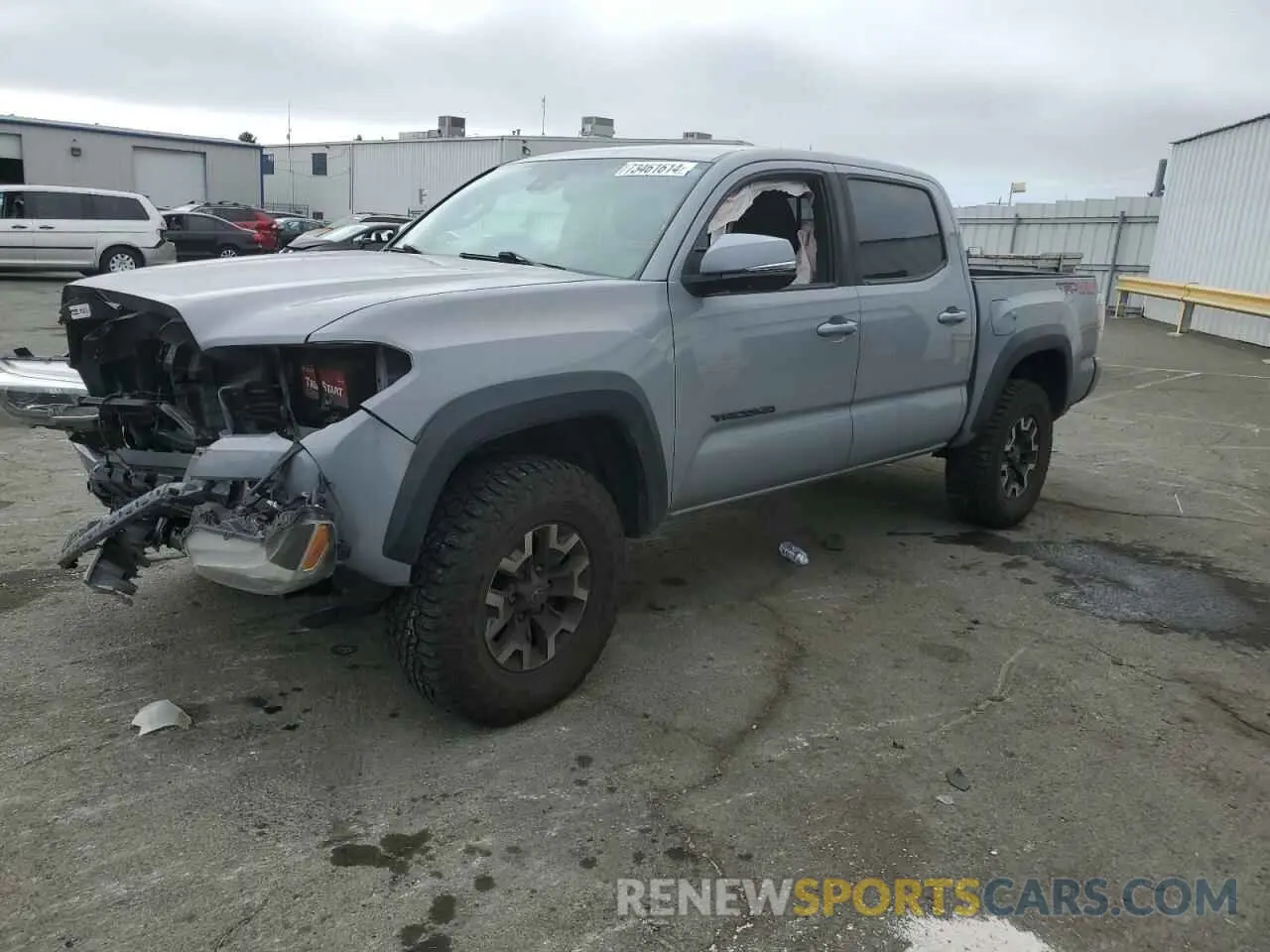 1 fotografías del automóvil dañado 3TMCZ5AN8LM349791 TOYOTA TACOMA 2020