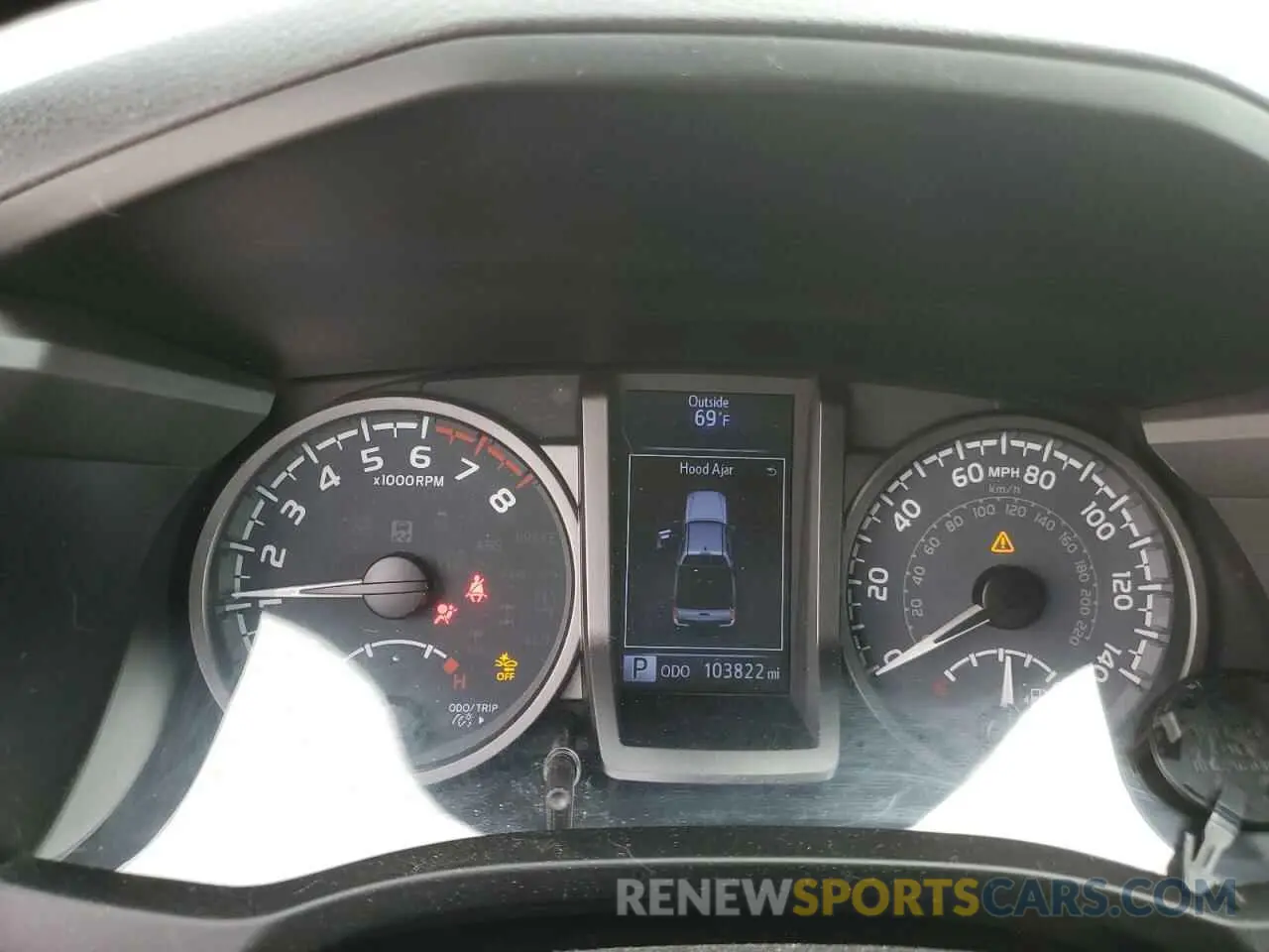 9 fotografías del automóvil dañado 3TMCZ5AN8LM349791 TOYOTA TACOMA 2020