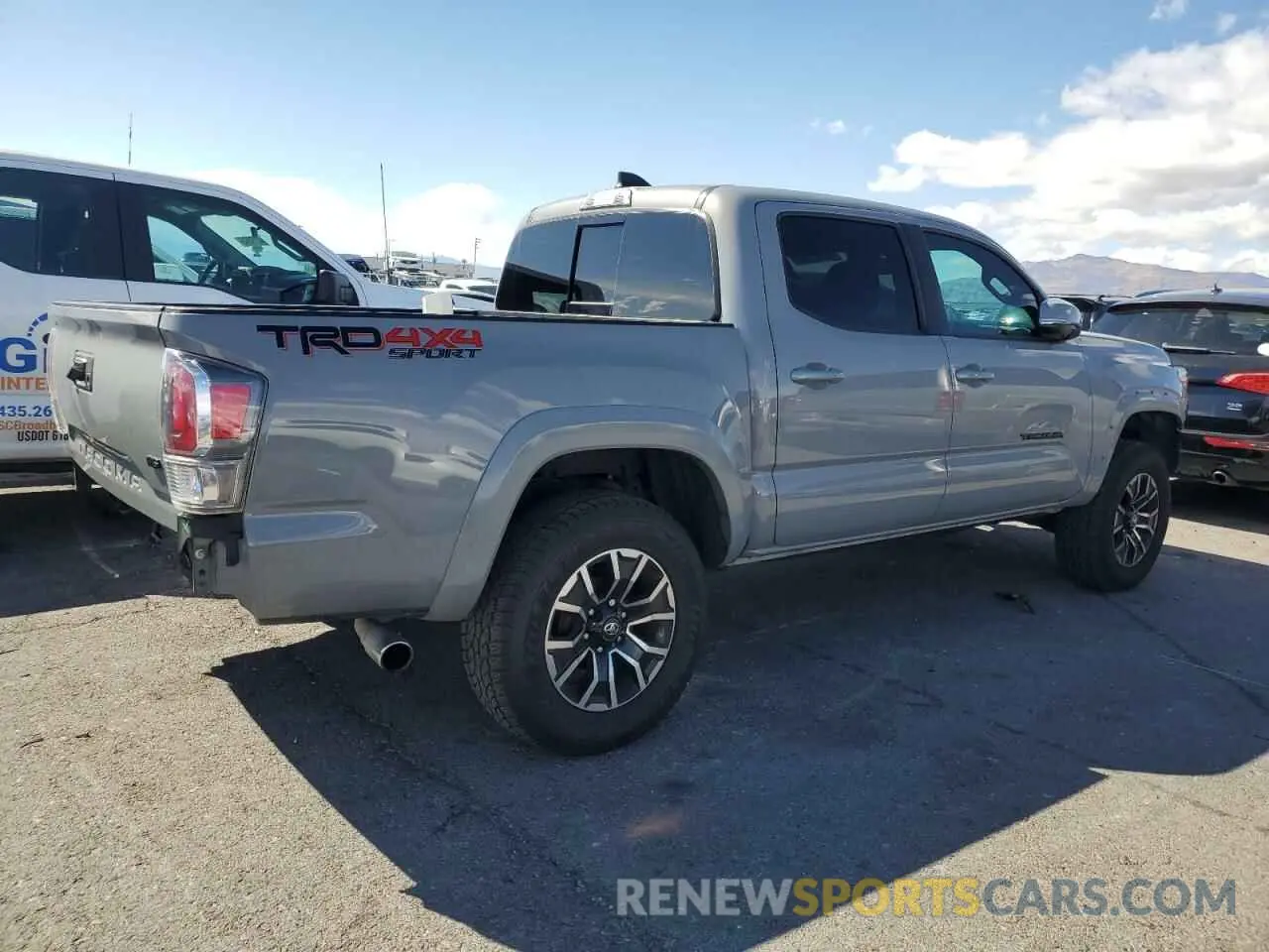 3 fotografías del automóvil dañado 3TMCZ5AN8LM361150 TOYOTA TACOMA 2020