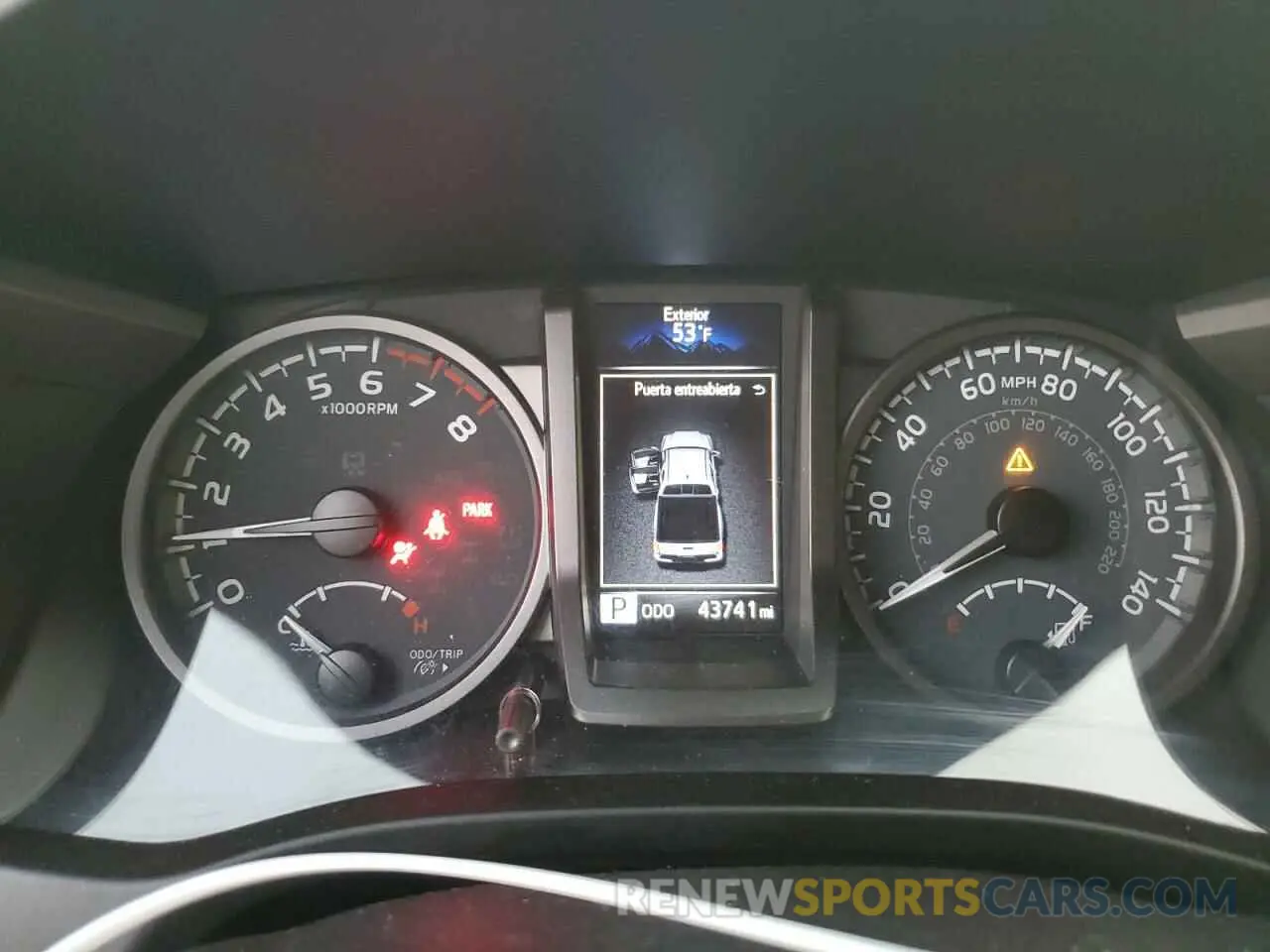 9 fotografías del automóvil dañado 3TMCZ5AN9LM325709 TOYOTA TACOMA 2020