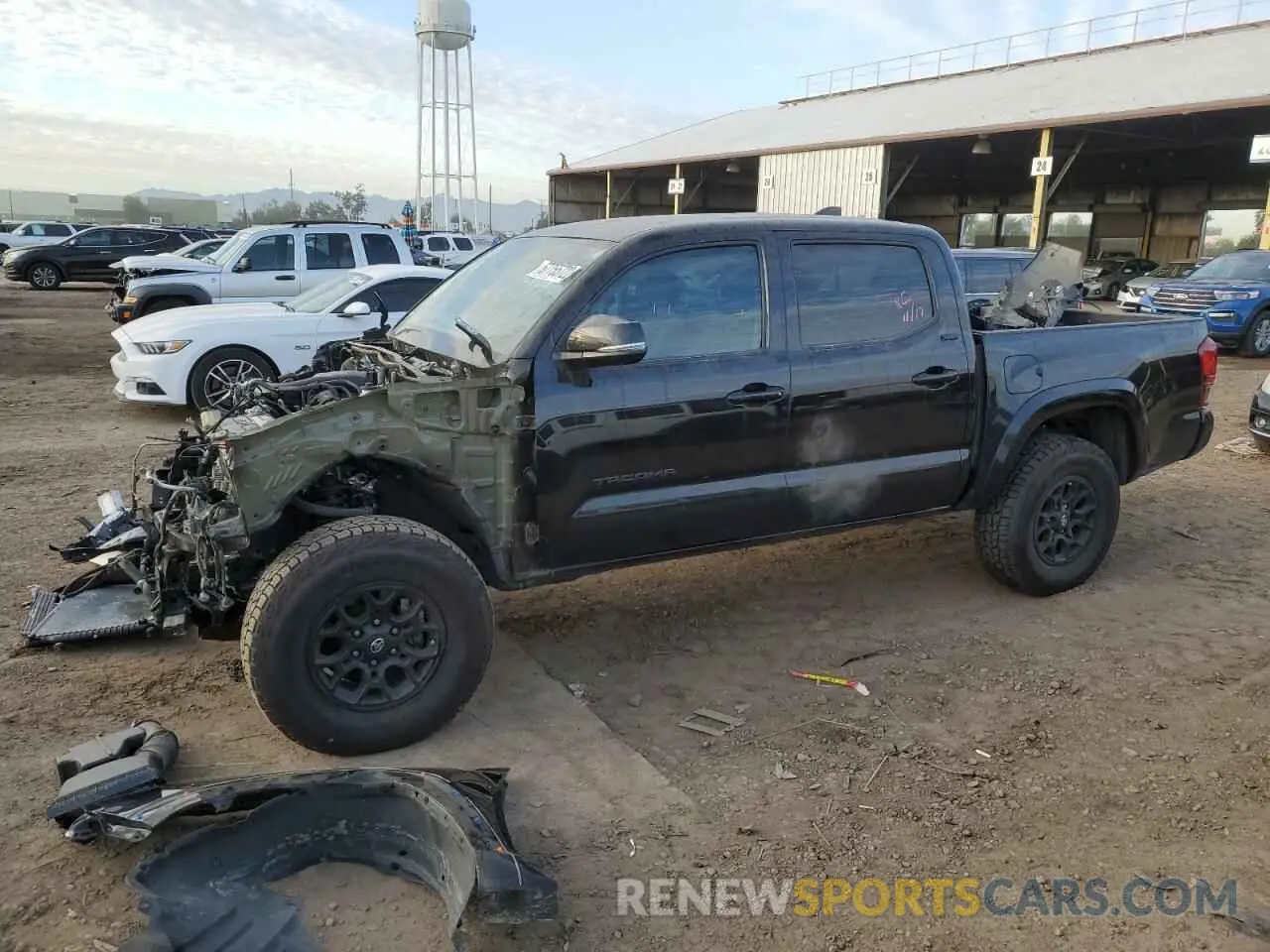 1 fotografías del automóvil dañado 3TMCZ5AN9LM332823 TOYOTA TACOMA 2020