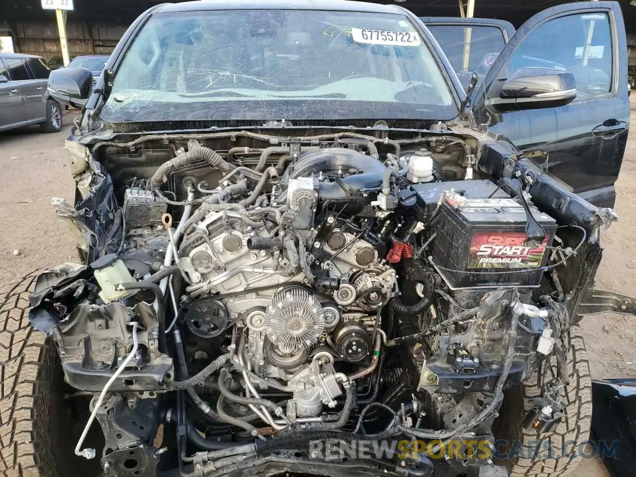 11 fotografías del automóvil dañado 3TMCZ5AN9LM332823 TOYOTA TACOMA 2020