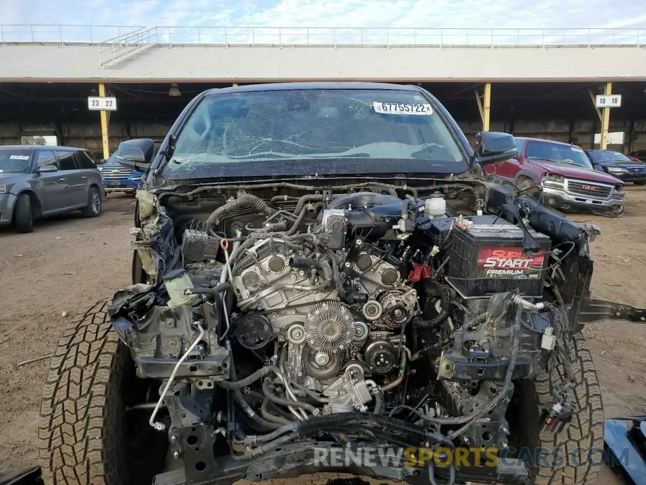5 fotografías del automóvil dañado 3TMCZ5AN9LM332823 TOYOTA TACOMA 2020