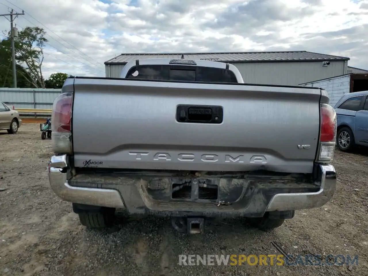 6 fotografías del automóvil dañado 3TMCZ5AN9LM332904 TOYOTA TACOMA 2020
