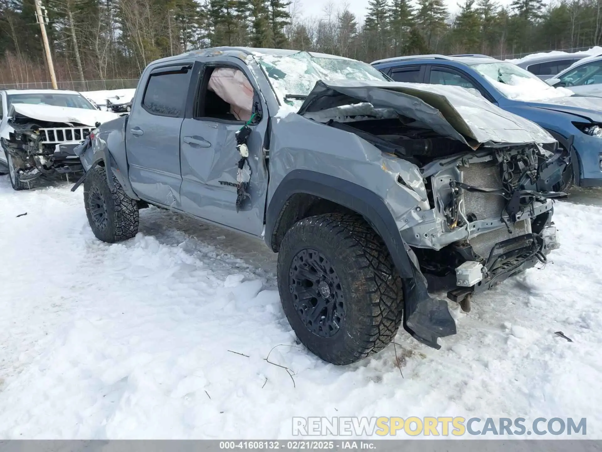 1 fotografías del automóvil dañado 3TMCZ5AN9LM339240 TOYOTA TACOMA 2020