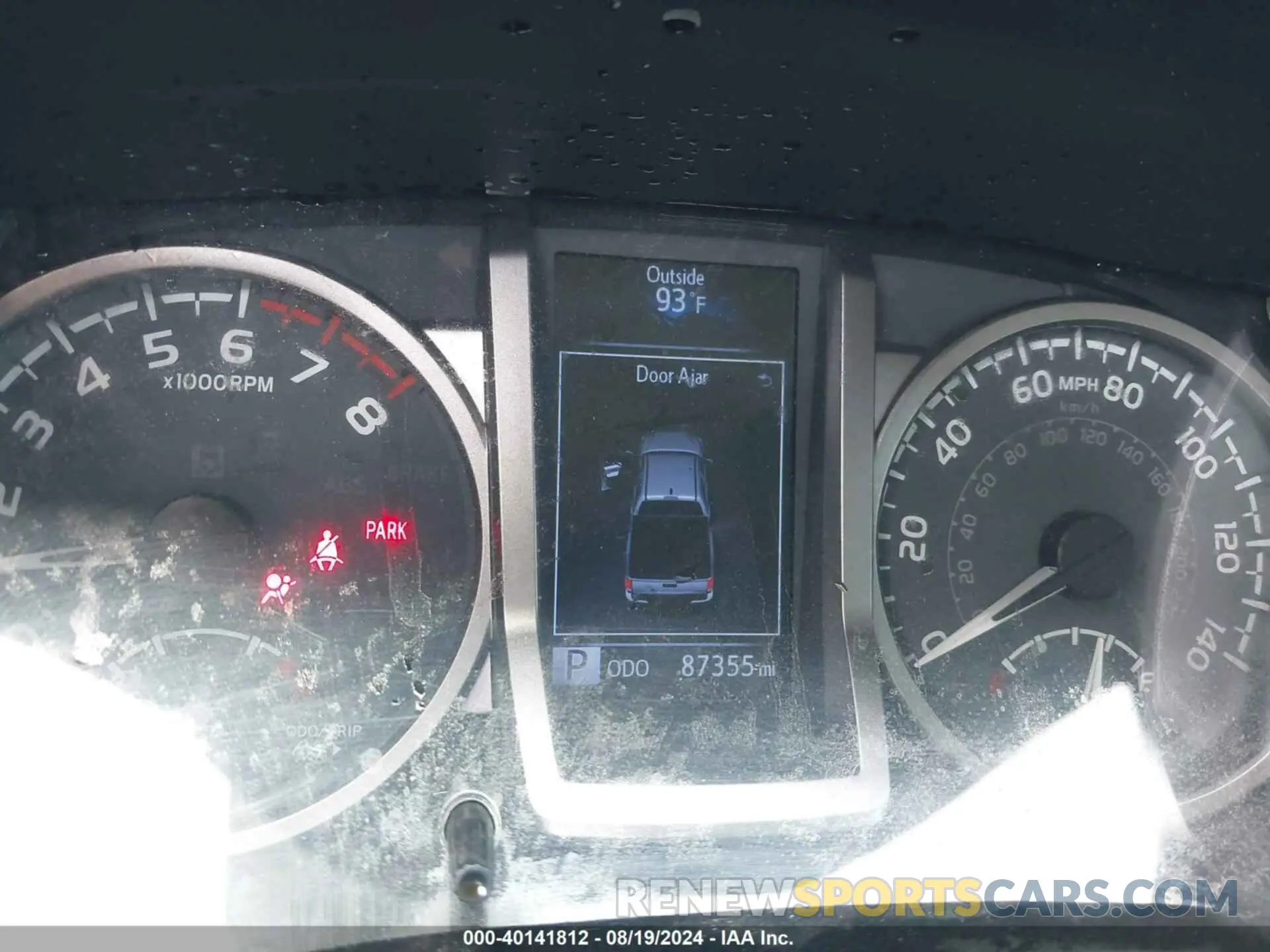 7 fotografías del automóvil dañado 3TMCZ5AN9LM339304 TOYOTA TACOMA 2020